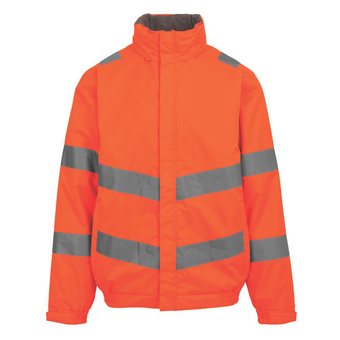 Regatta Hi-Vis Jacket Mens Orange Waterproof Reflective Small 37.5in Chest - Image 1