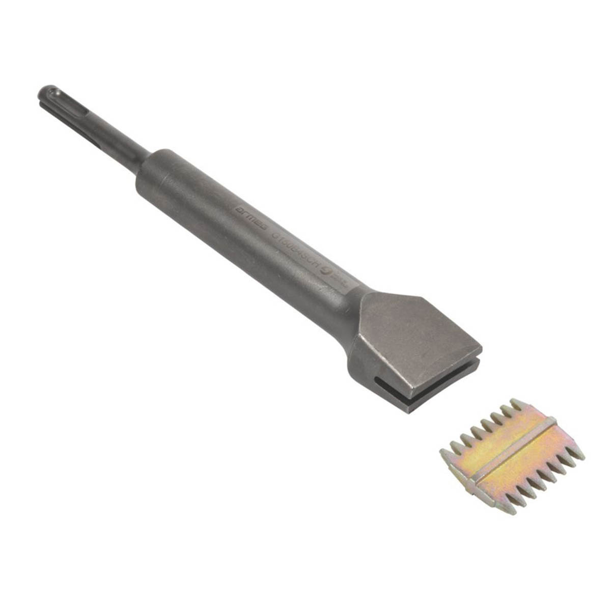 Armeg Scutch Comb Chisel G150B4SCHS SDS Plus Shank Masonry Heavy Duty 40x200mm - Image 2