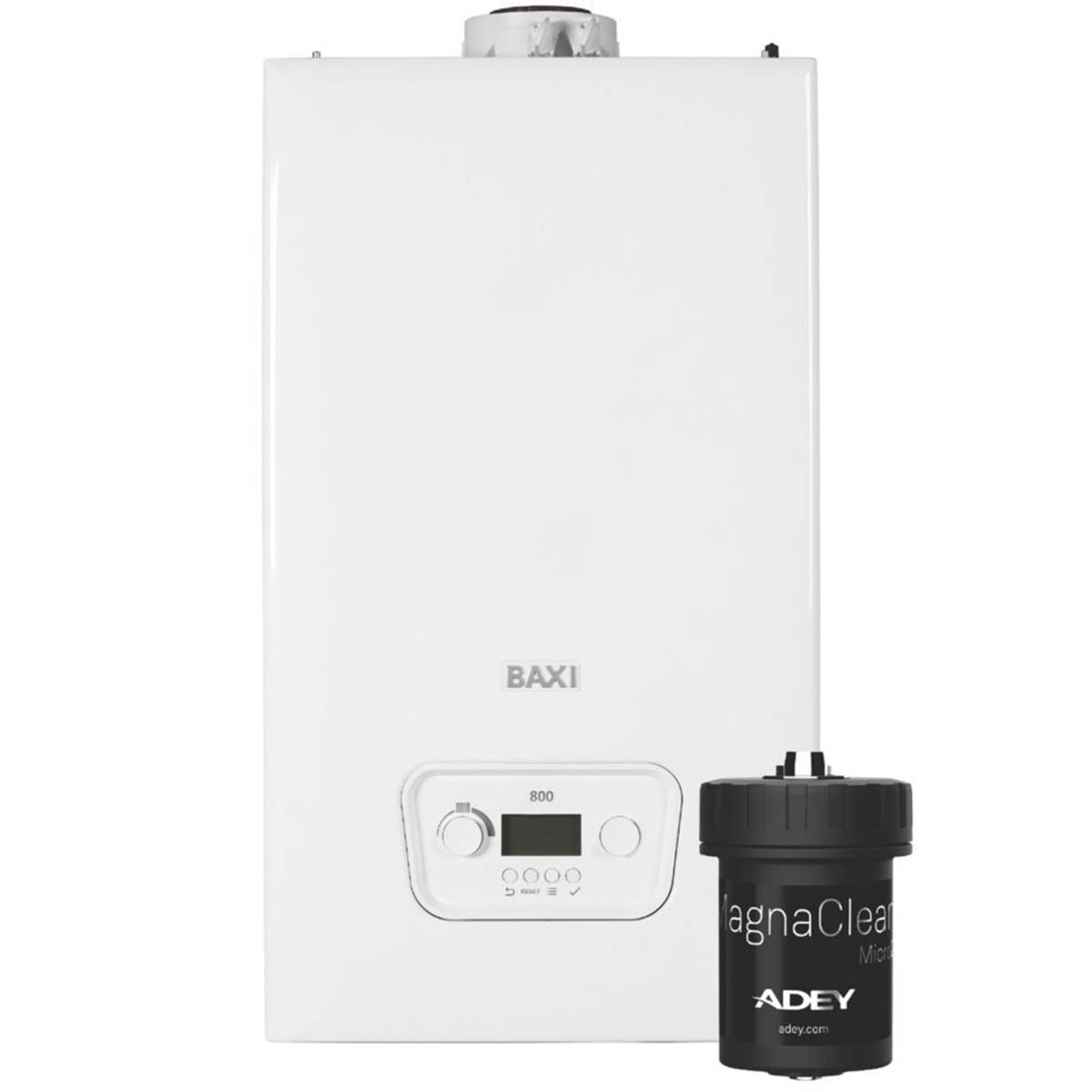 Baxi System Boiler Gas LPG 18kW 818System2 White Lightweight LCD Display - Image 1