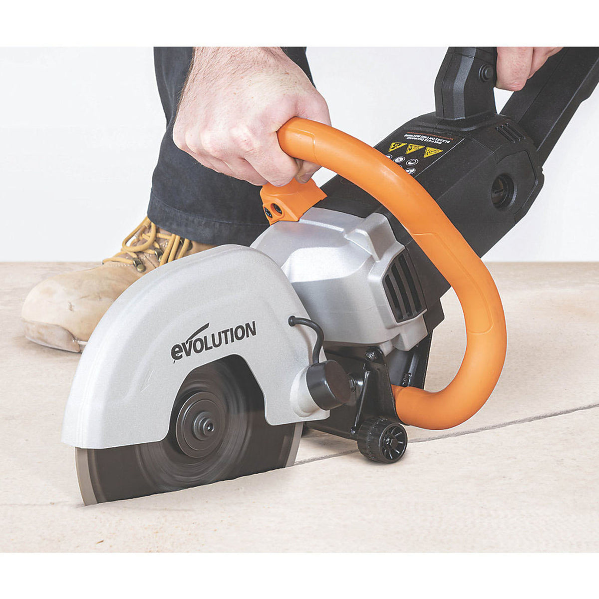 Evolution Disc Cutter Masonry Metal R230DCT 230mm Spindle Lock 2000W - Image 5