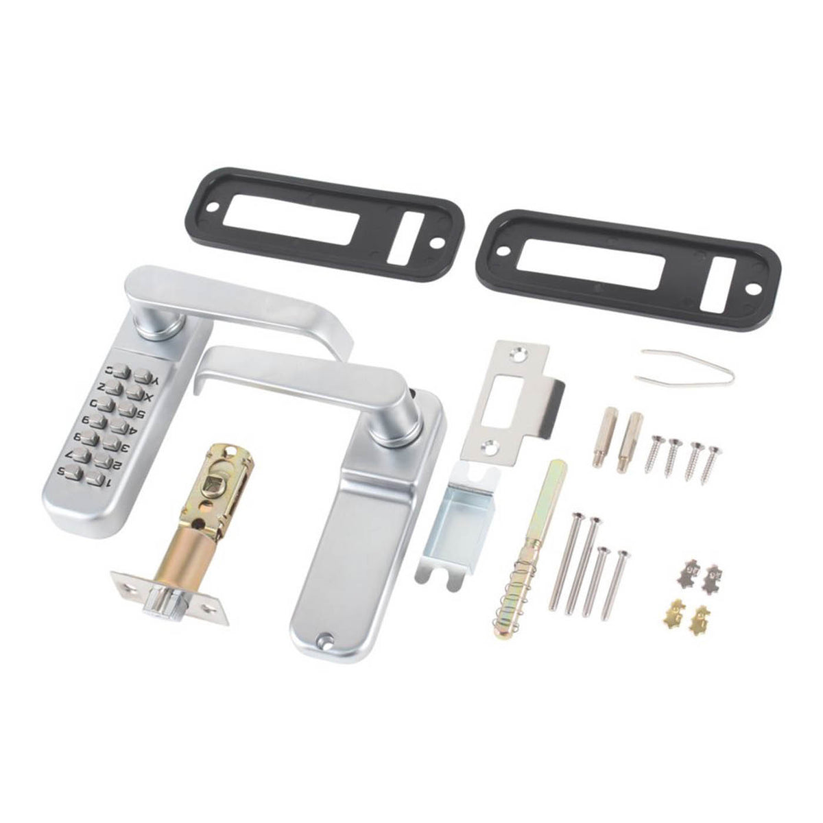Smith & Locke Mechanical Door Lock Push-Button Combination Code With Handle - Image 3