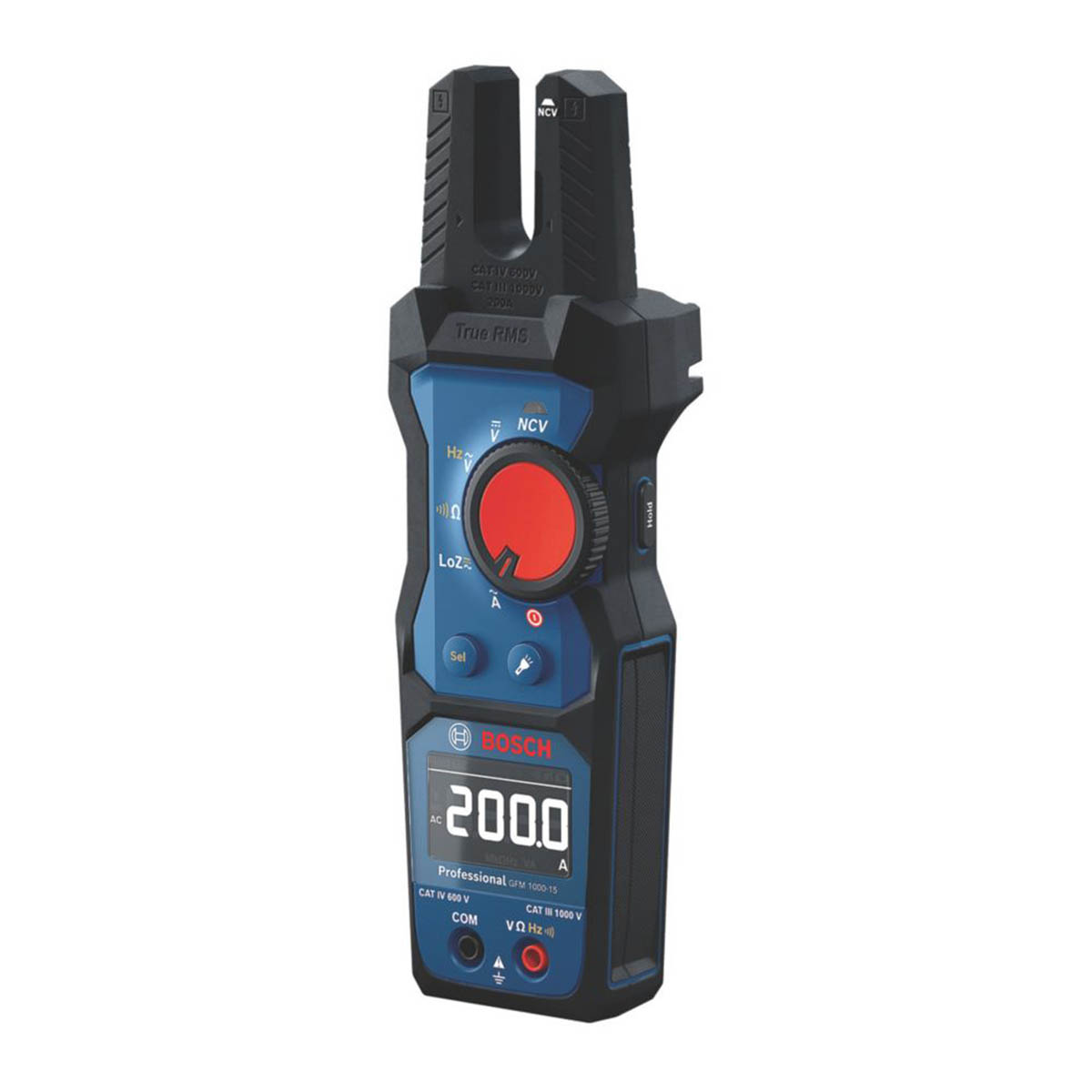 Bosch AC/DC Fork Meter 1000V Open Jaw Auto-Function Detection - Image 2