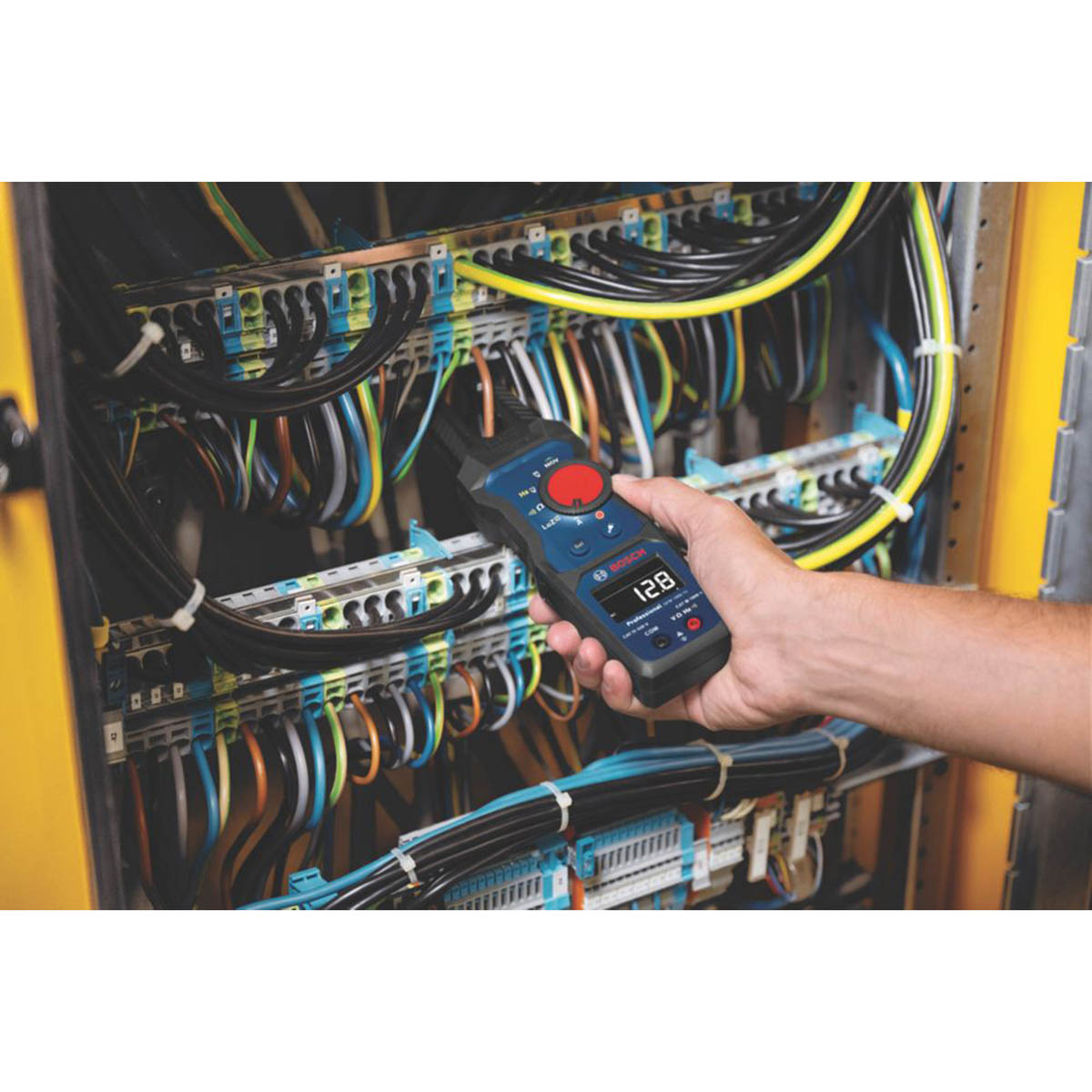Bosch AC/DC Fork Meter 1000V Open Jaw Auto-Function Detection - Image 4