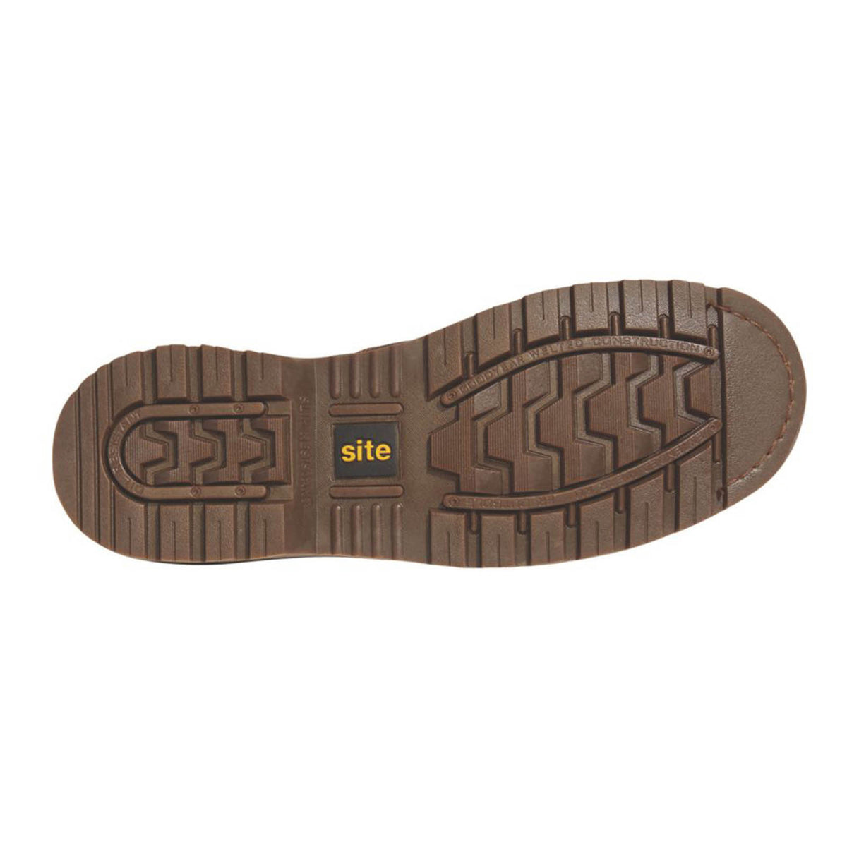 Site Mudguard Size 15 Brown Steel Toe Cap Safety Dealer Boots - Image 4