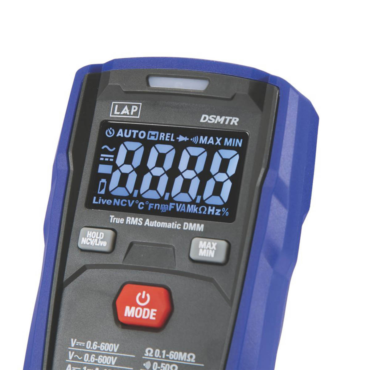 Lap Digital Multimeter 600V AC/DC Multi Tester LCD Display Voltmeter Compact - Image 3