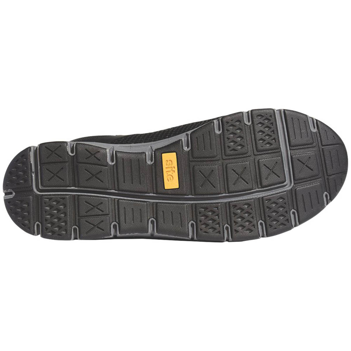 Site Safety Trainers Mens Wide Fit Black Synthetic Breathable Steel Toe Size 9 - Image 3