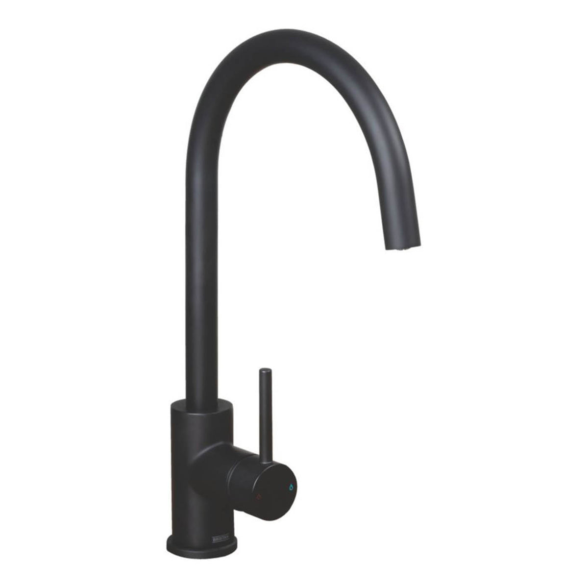 Bristan Kitchen Sink Tap Pistachio Mono Mixer Matt Black Single Lever Modern - Image 1