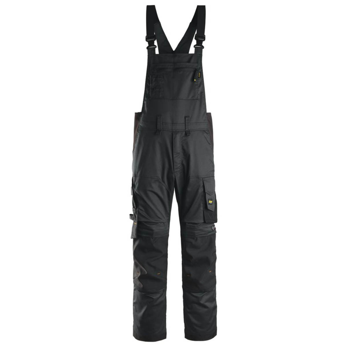 Snickers Work Overalls Bib And Brace Mens Black Multi Pockets Large 39"W 32"L - Image 1