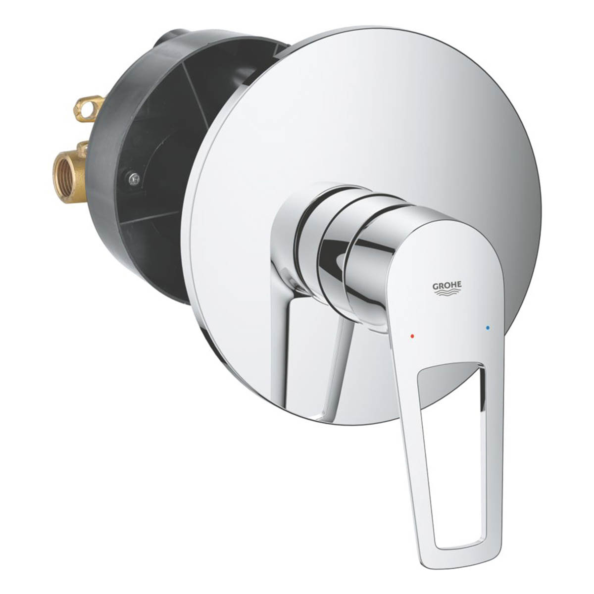 Grohe Mixer Shower Valve Start Loop Concealed Single Outlet Manual Chrome - Image 1