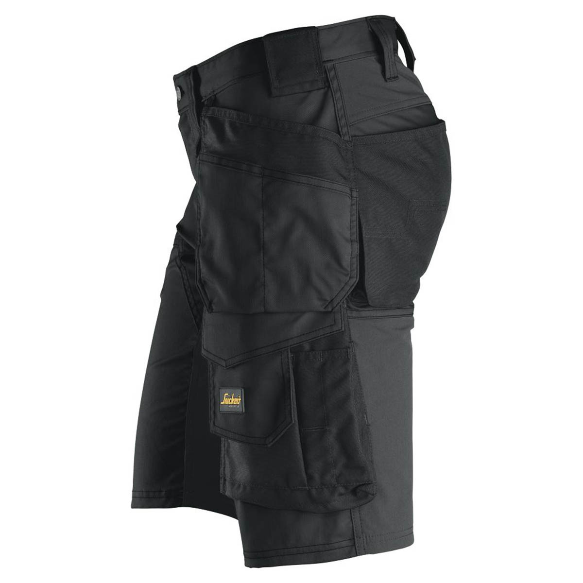 Snickers Work Shorts Mens Slim Fit Black Stretch Breathable Multi Pockets 36"W - Image 5