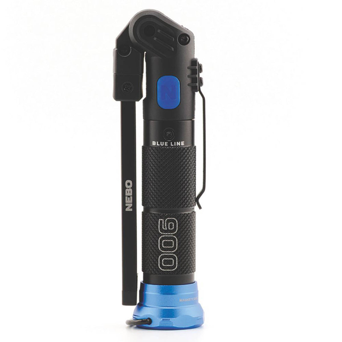 Nebo Blueline UV Rechargeable LED Handheld Inspection Flip Light Black 900lm - Image 2