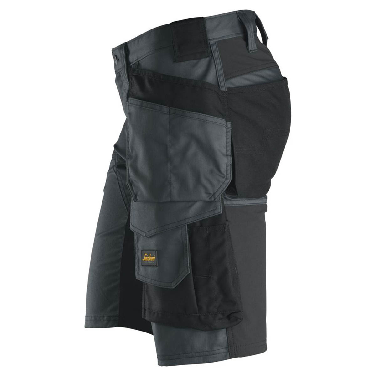 Snickers Work Shorts Mens Grey Black Stretch Breathable Multi Pockets Cargo 38W - Image 5