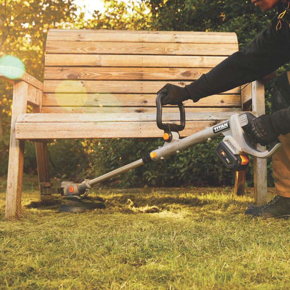 Titan Grass Trimmer Cordless 18V Li-Ion TXP Telescopic Adjustable - Body Only - Image 4
