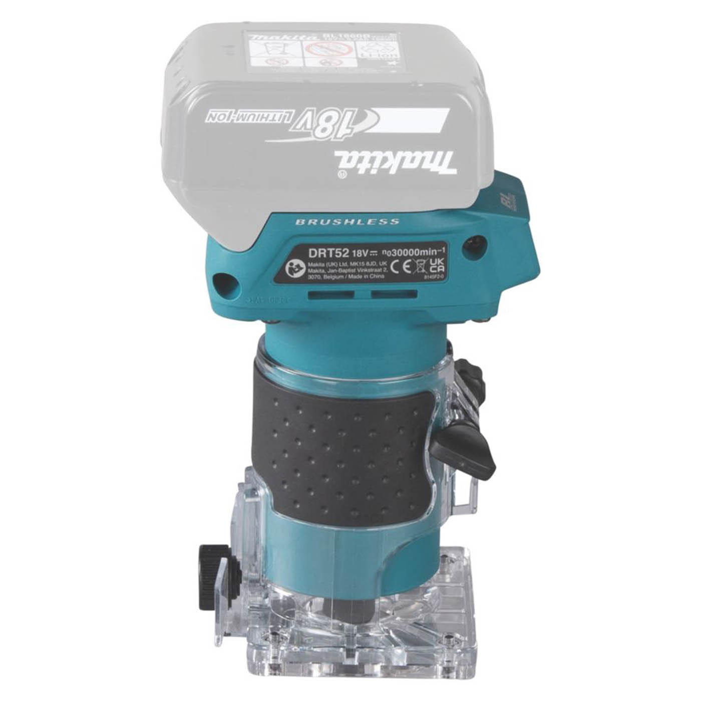 Makita Router/Trimmer Cordless 18V Li-Ion DRT52 Brushless Compact Body Only - Image 6