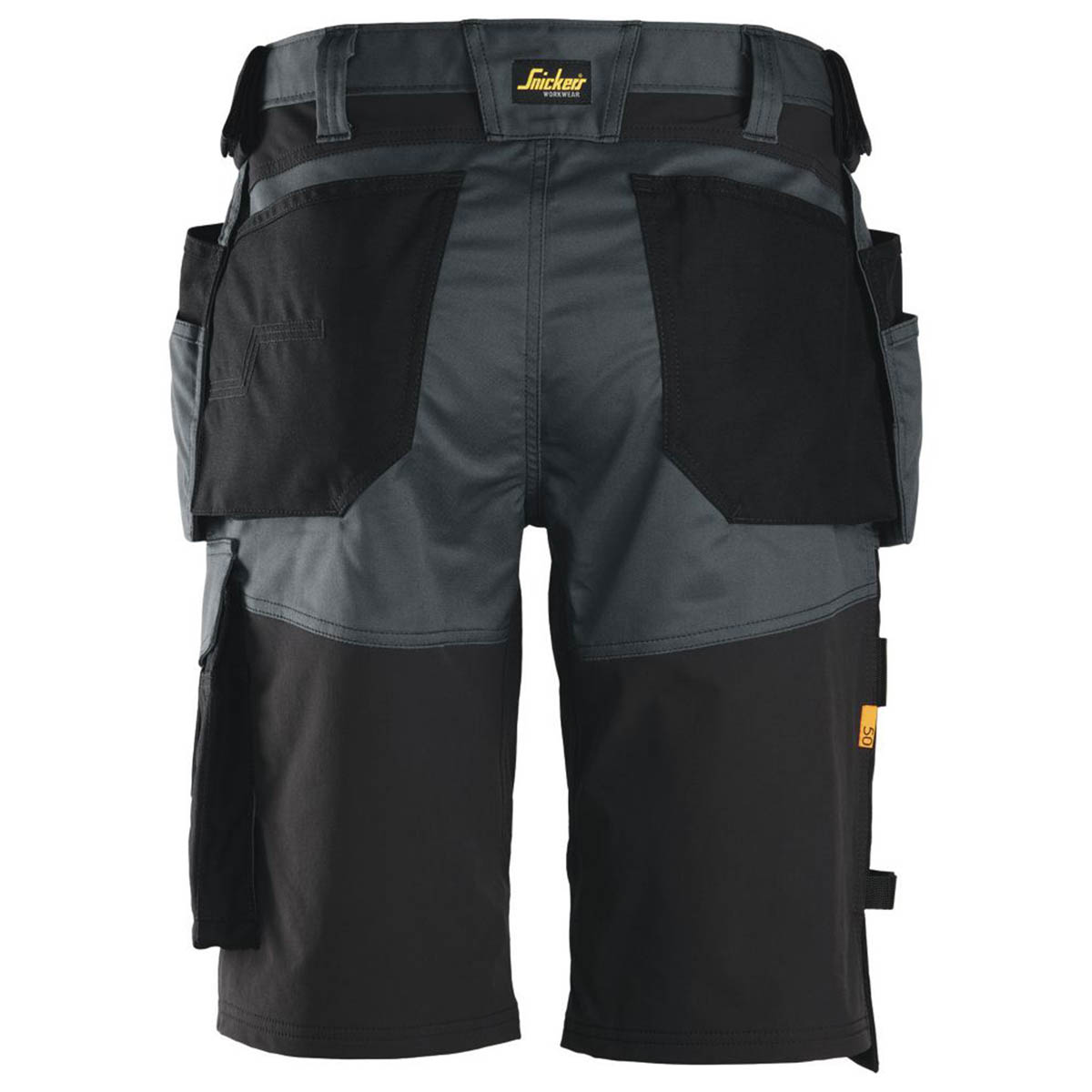 Snickers 6151 Stretch Work Shorts Steel Grey / Black 35" W - Image 5