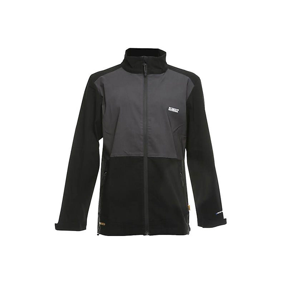 DeWalt Work Jacket Mens Sydney Grey Black Lightweight Coat Pockets Size Large - Image 1