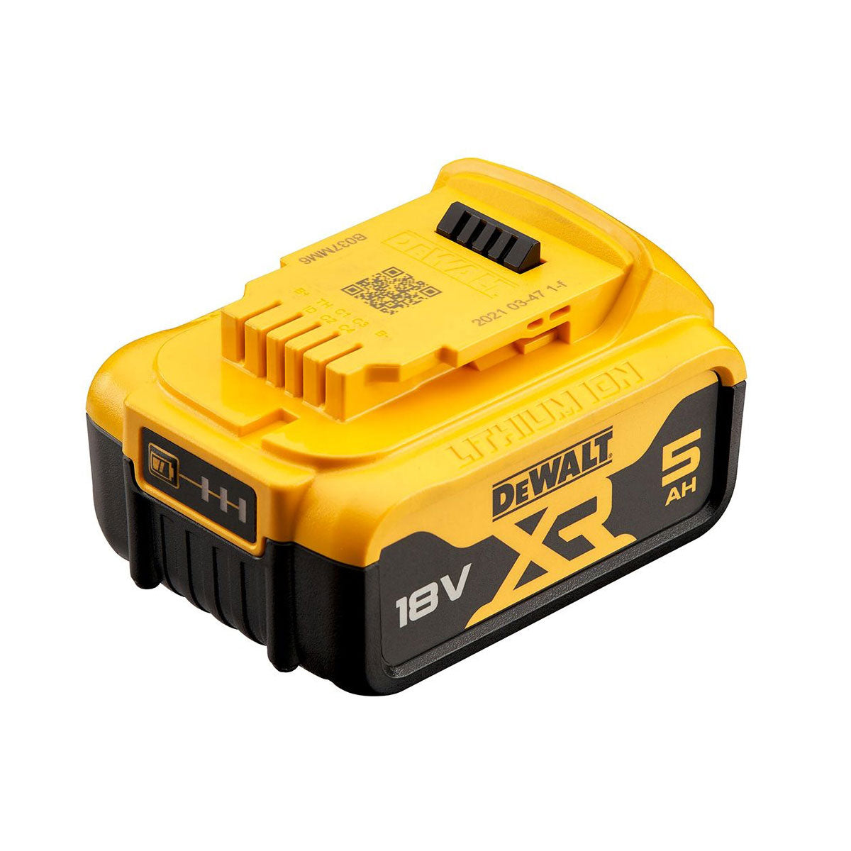 DeWalt Battery 5.0Ah 18V Li-Ion DCB184-XJ XR Powerful Slide Pack LED Indicator - Image 3