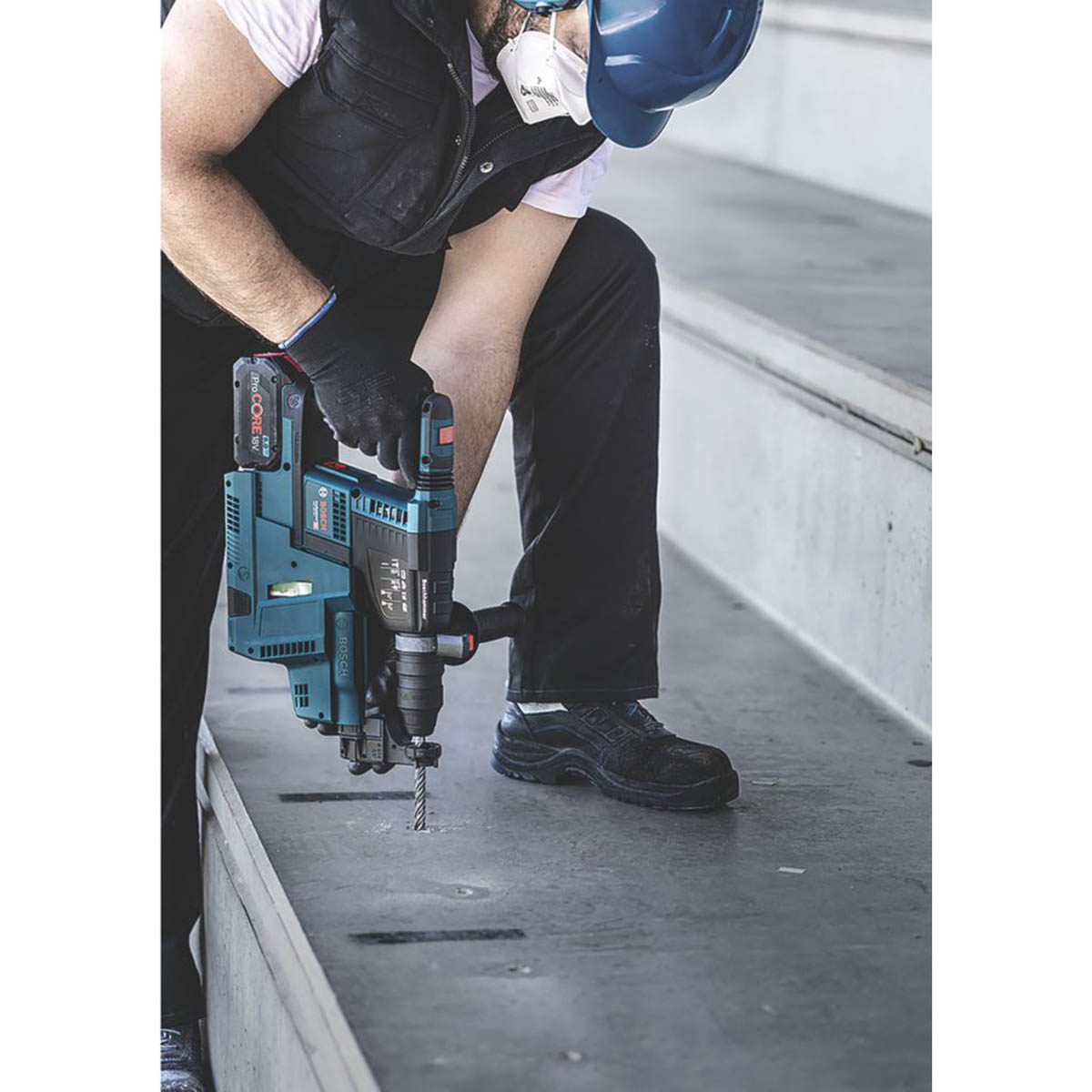 Bosch Drill Bit Expert SDS Plus Shank Masonry Concrete 4 Cutter Tip Set Of 5 - Image 4