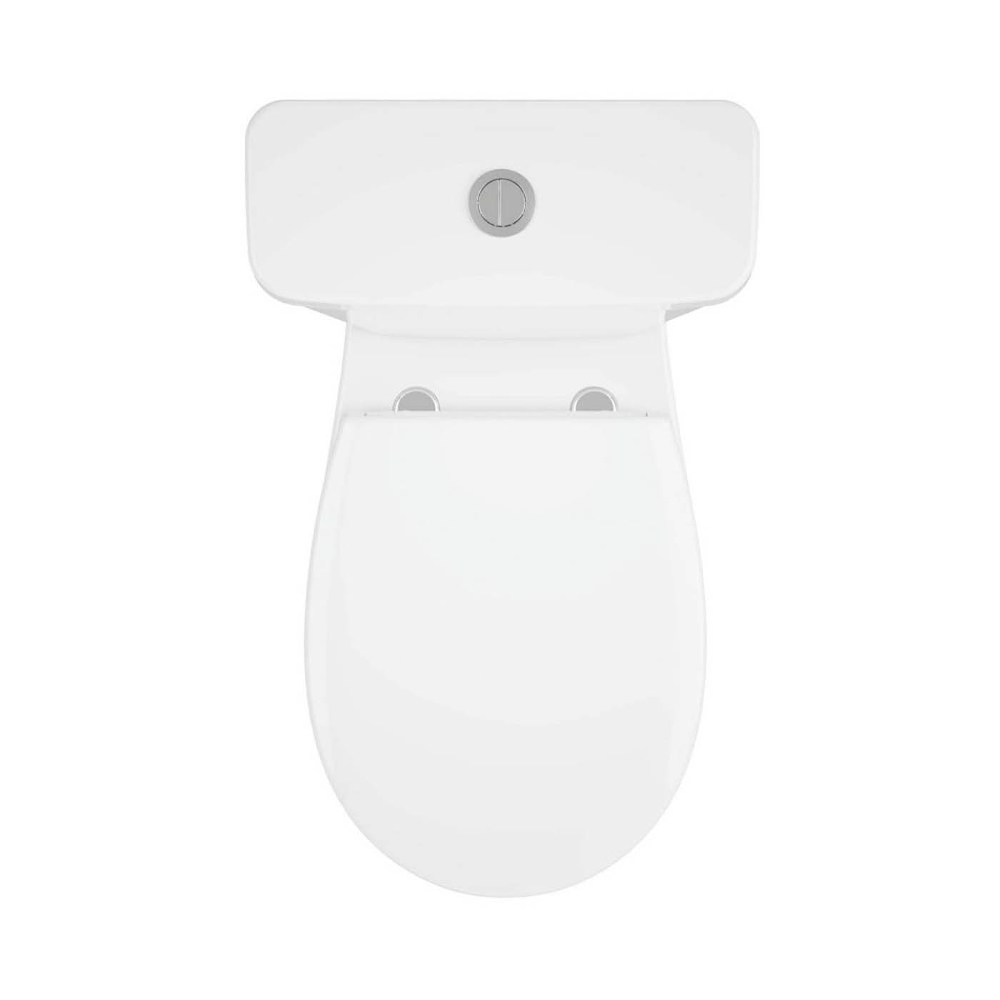 Swirl Toilet With Cistern White Soft Close Compact Rimless Dual Flush 4.5Ltr - Image 4