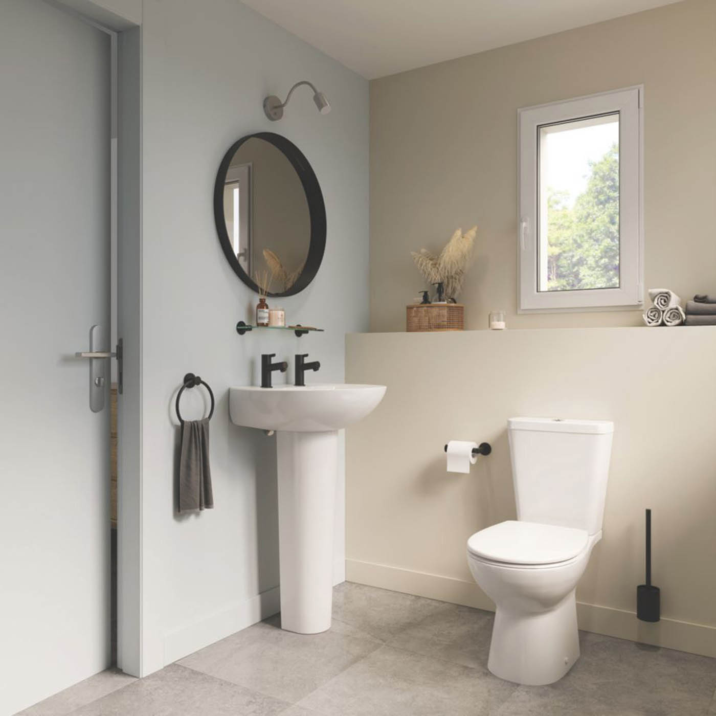 Swirl Toilet With Cistern White Soft Close Compact Rimless Dual Flush 4.5Ltr - Image 6