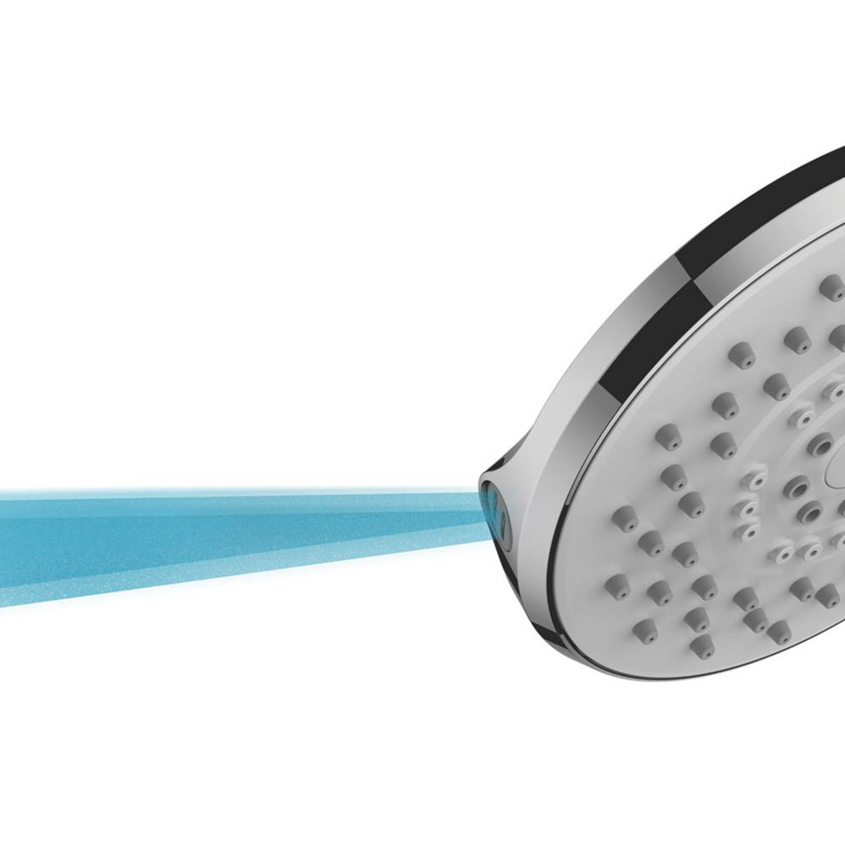 Swirl Bath Filler Tap With Hand Held Set Thermostatic Chrome Double Lever - Image 2