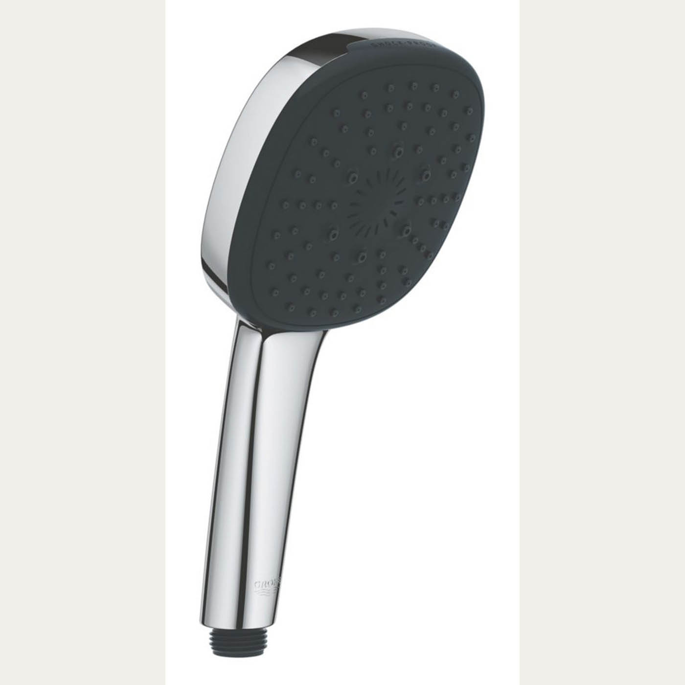 Grohe Hand Shower Square Chrome 3 Spray Patterns Contemporary 110mm x 215mm - Image 1
