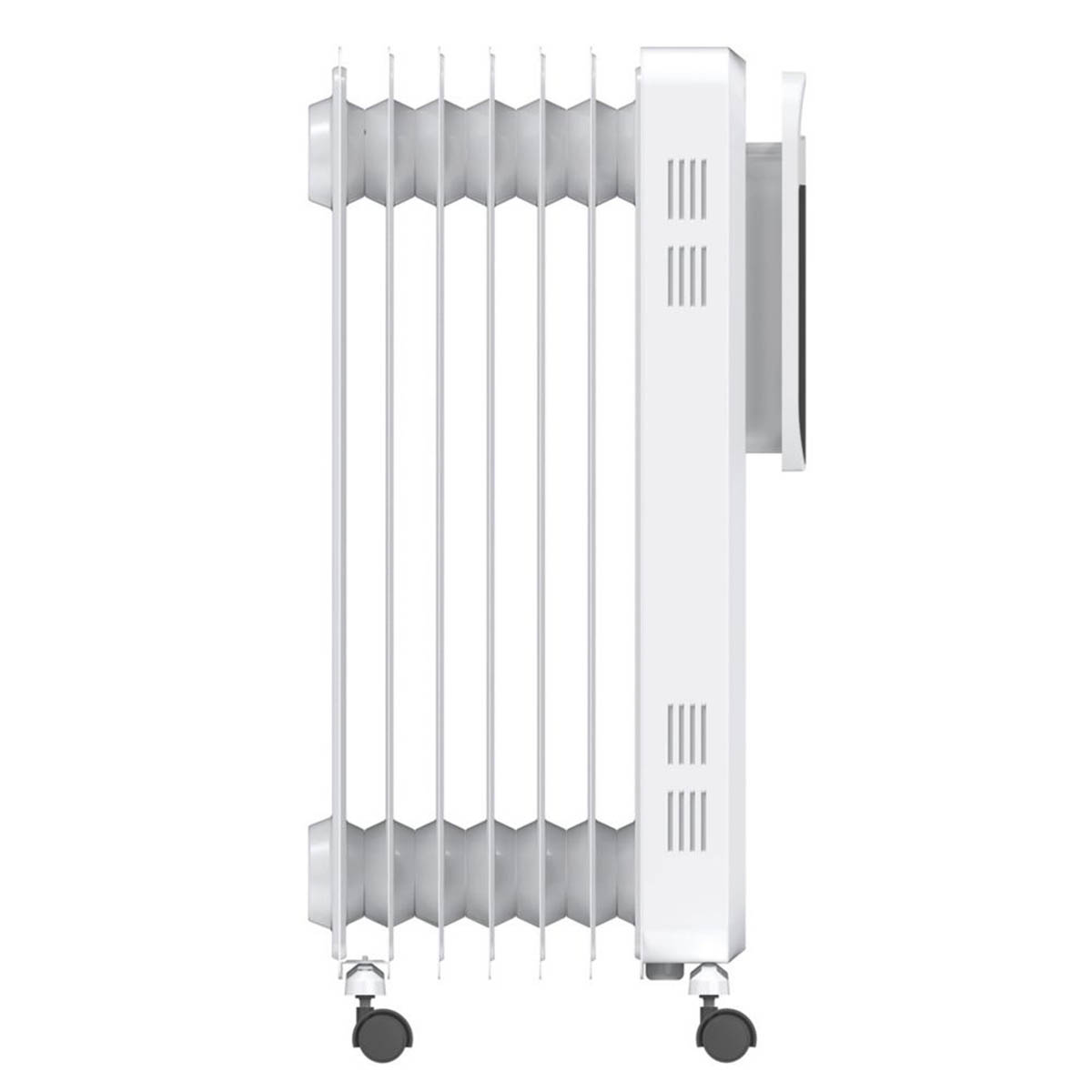 Blyss Oil-Filled Radiator Electric1500W Portable White 3 Heat Settings - Image 4