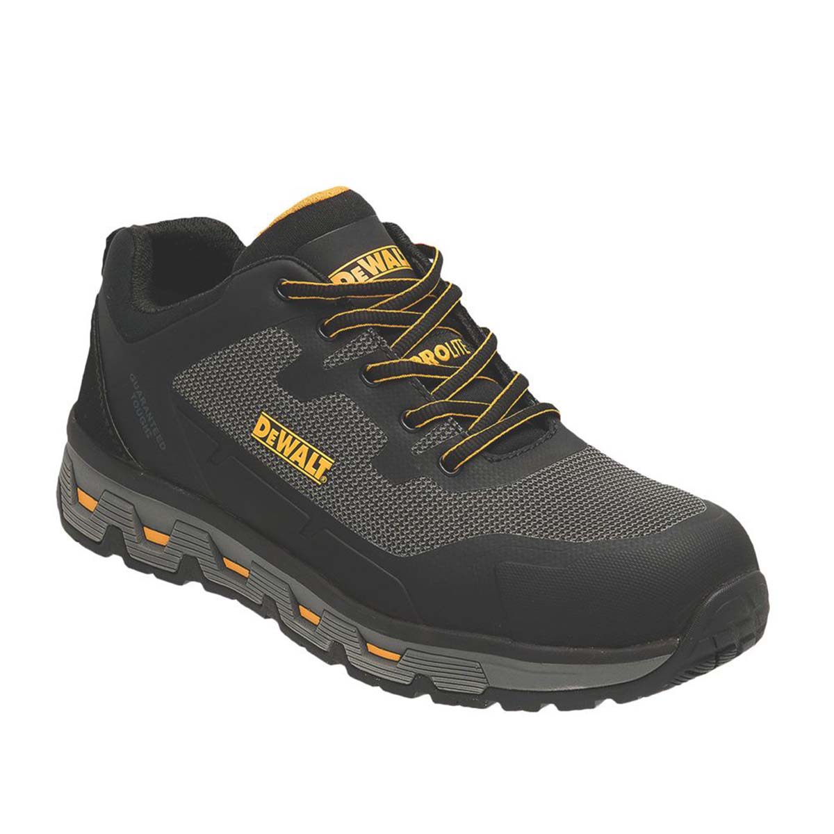 DeWalt Safety Trainers Mens Standard Fit Black Breathable Aluminium Toe Size 9 - Image 1