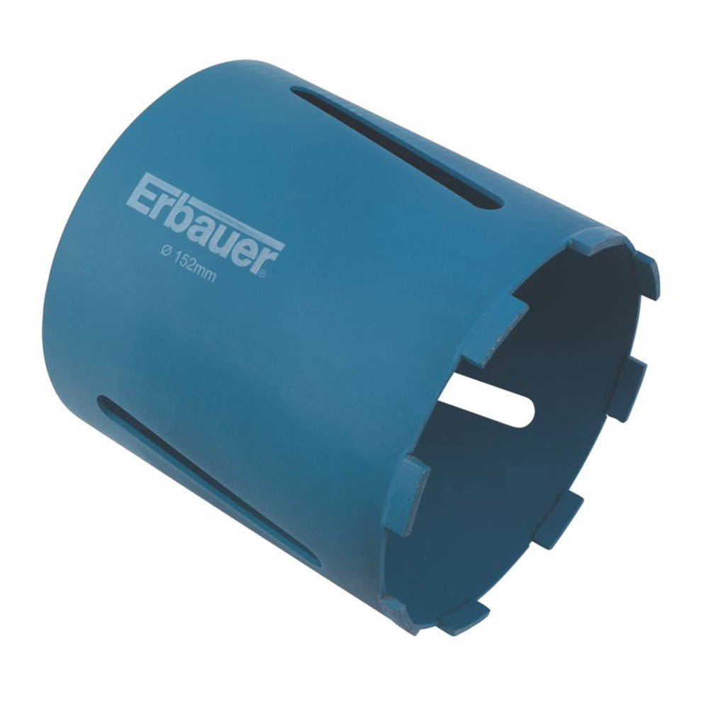 Erbauer Drill Bit Diamond Core 150mm For Concrete Masonry Wet Dry Cutting - Image 2