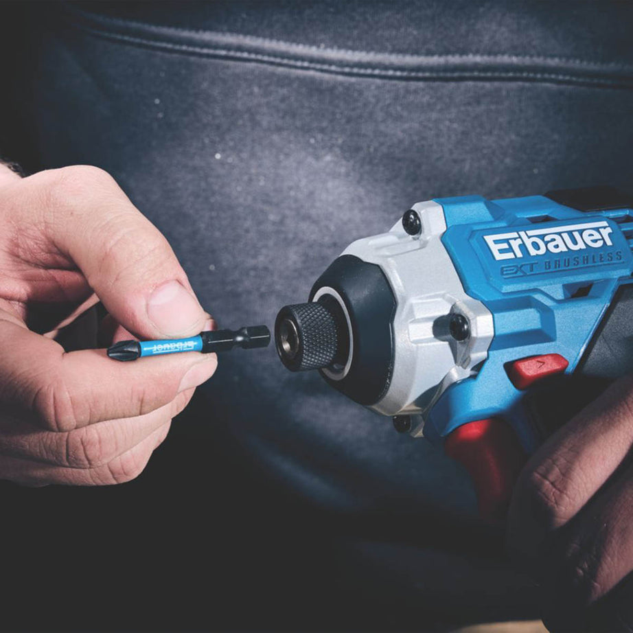 Erbauer Cordless Drill Twin Pack ERI1092COM ERI1093IPD 18V 2 x 4.0Ah Li-Ion EXT - Image 4