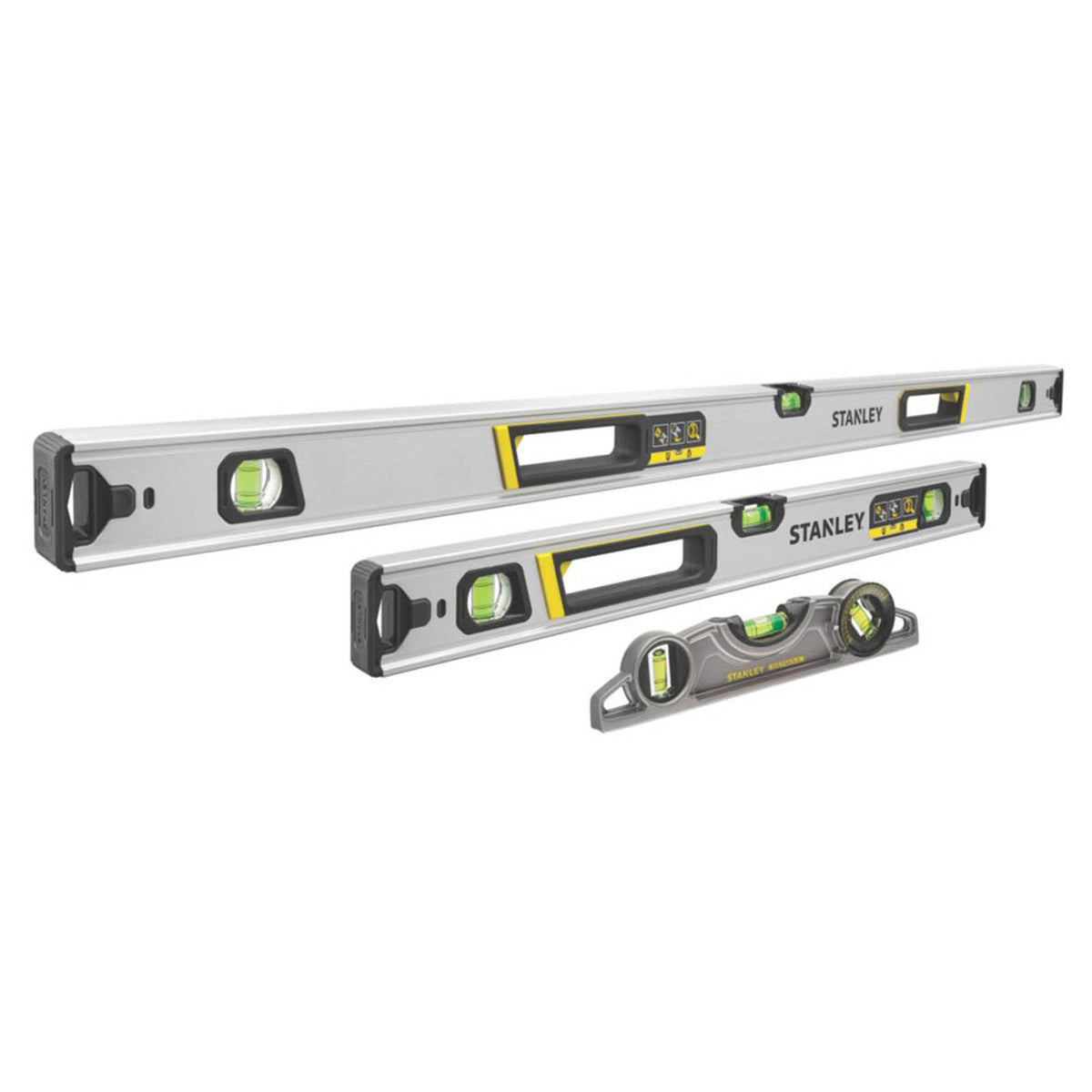Stanley FatMax Xtreme 60cm, 120cm & Torpedo Level Set 3 Pieces - Image 2