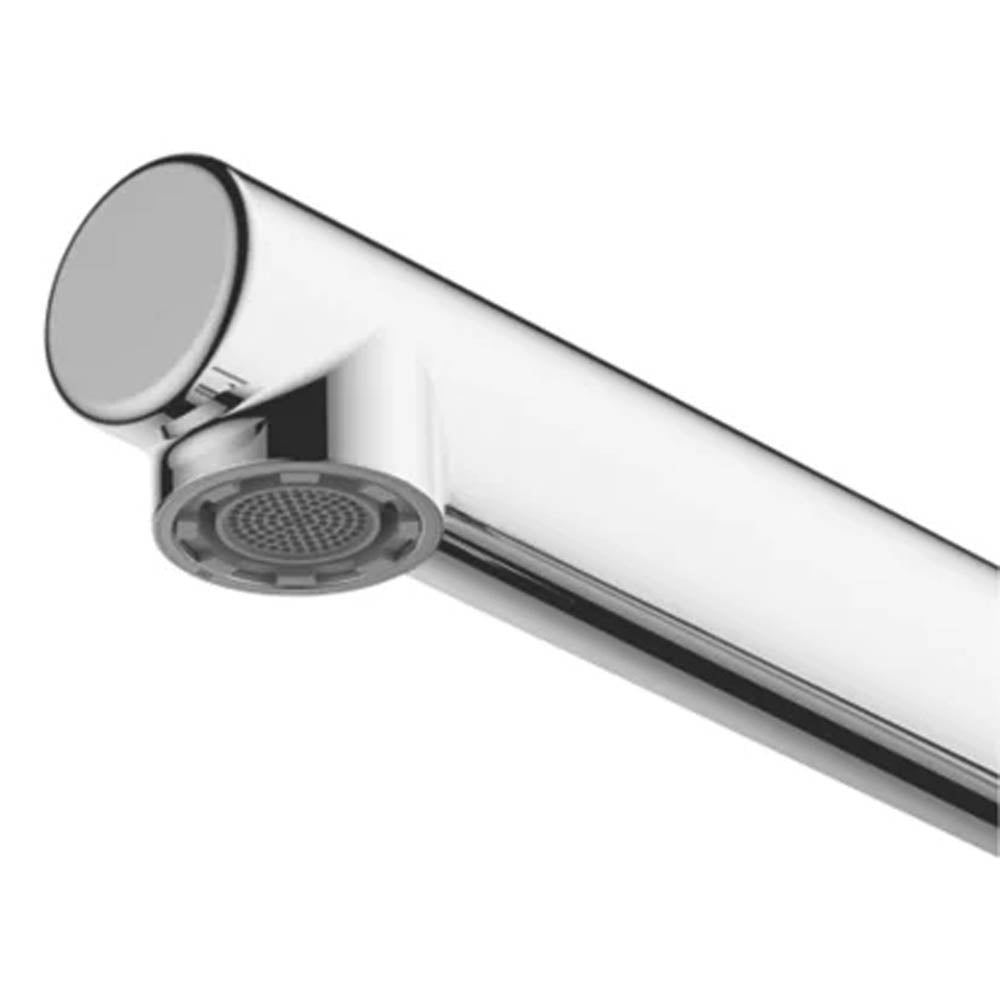 Kitchen Tap Mono Mixer Chrome Double Lever 1/4 Turn Swivel Spout Modern Faucet - Image 2