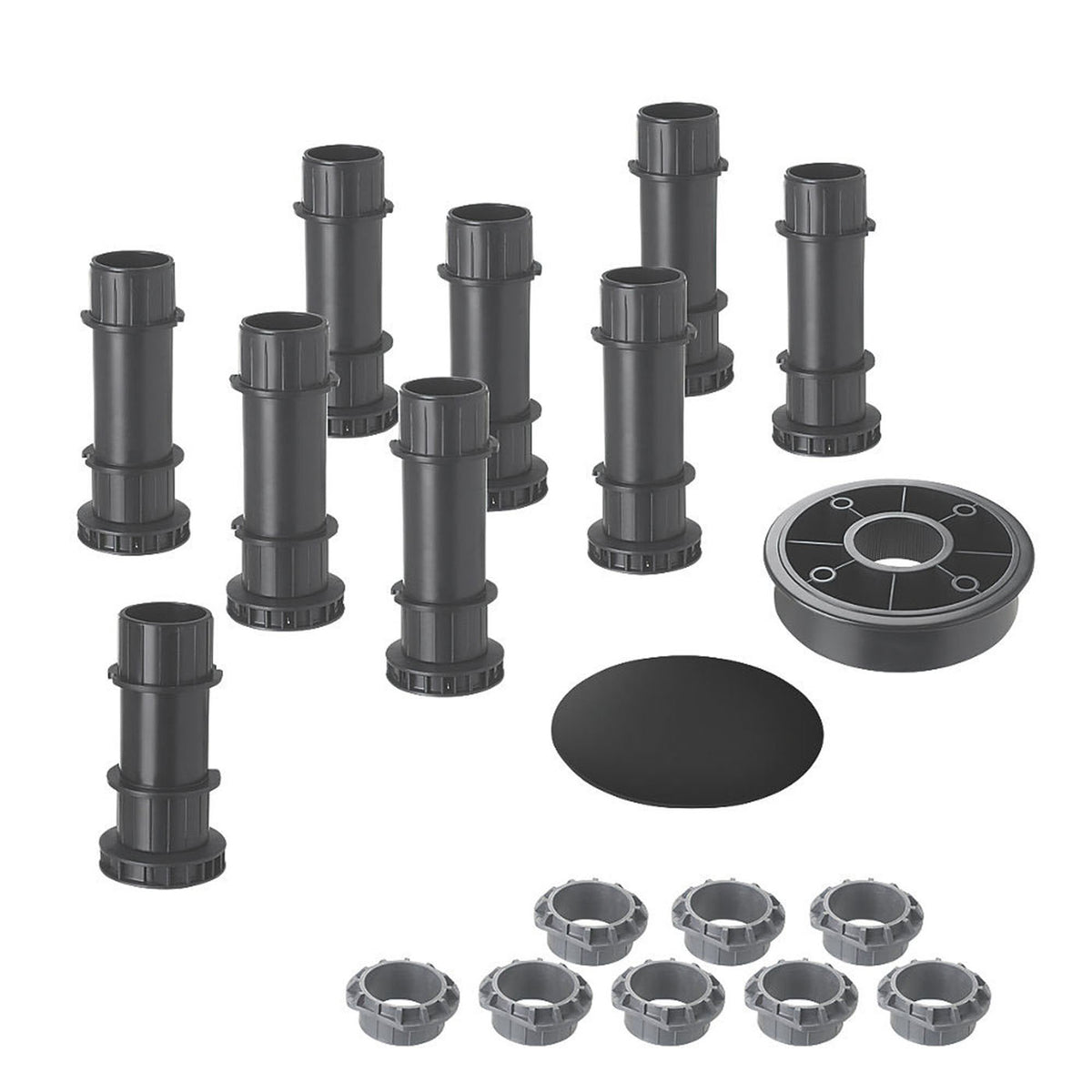 Mira Shower Tray Feet Flight Level Bathroom Accessories Plastic 9 Pieces (W)49mm - Image 2