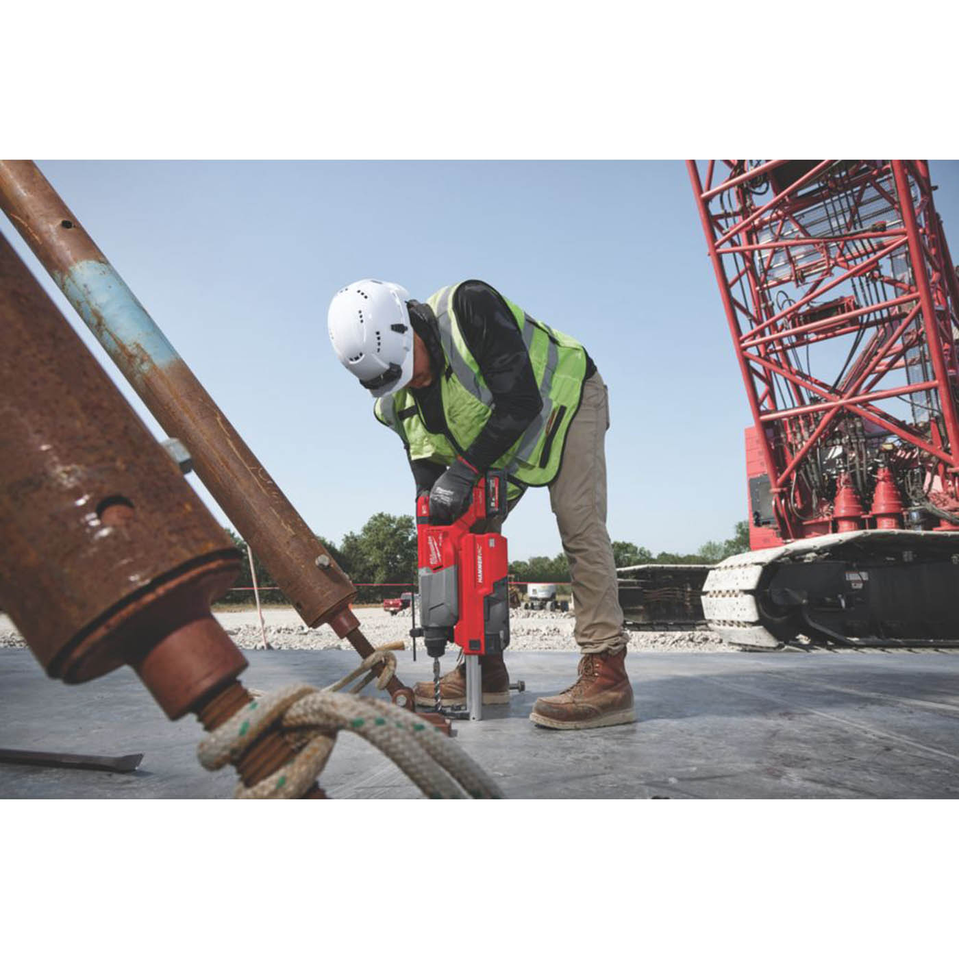 Milwaukee M18 FDDEL32-0 18V Li-Ion RedLithium Brushless Cordless SDS Dust Extractor - Bare - Image 5