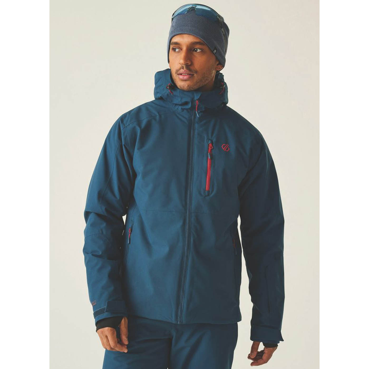 Dare 2B Work Jacket Mens Blue Waterproof Breathable Coat Medium Size 59in Chest - Image 2