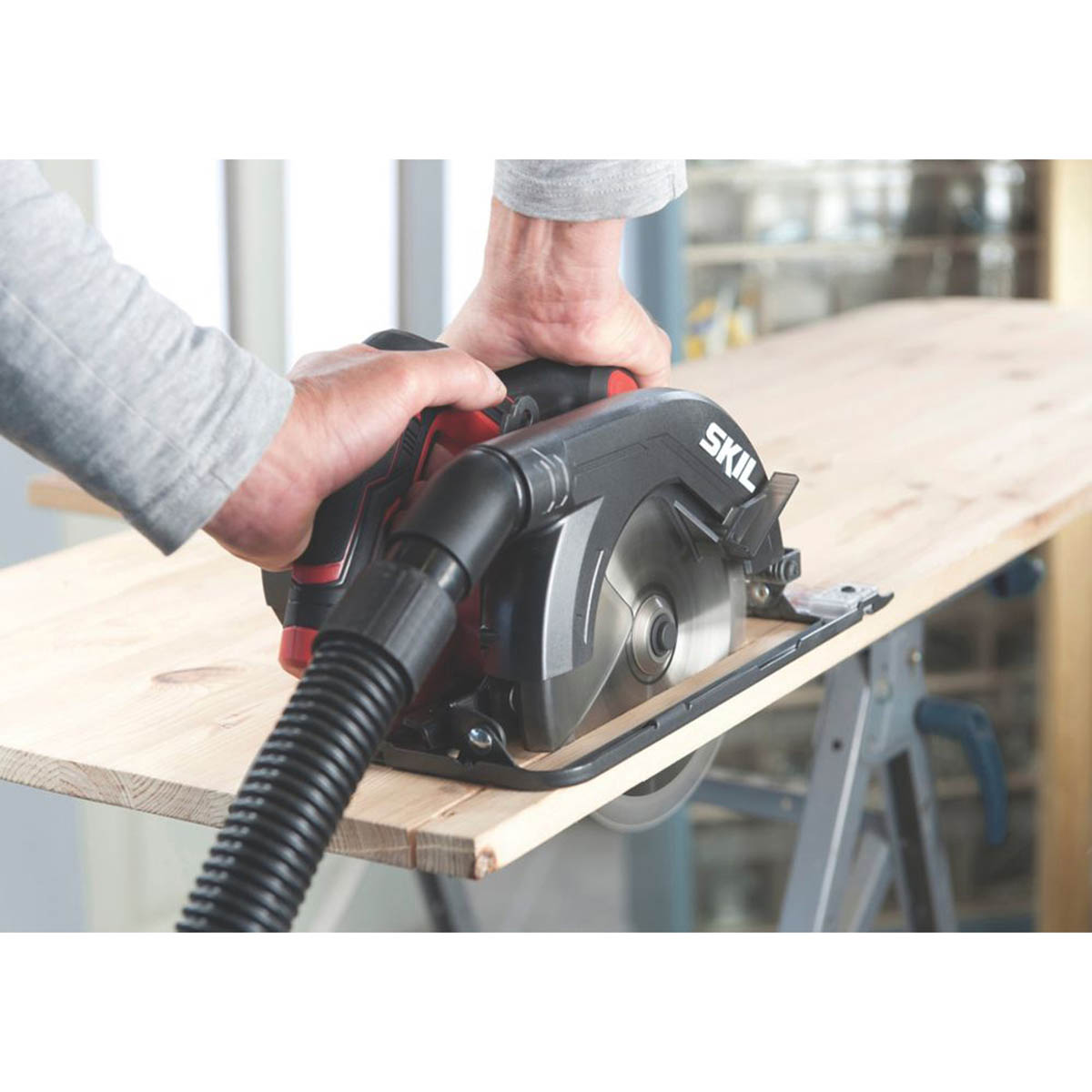 Skil Circular Saw Electric 190mm SW1U5830GA Heavy Duty Ergonomic Soft Grip 1400W - Image 6