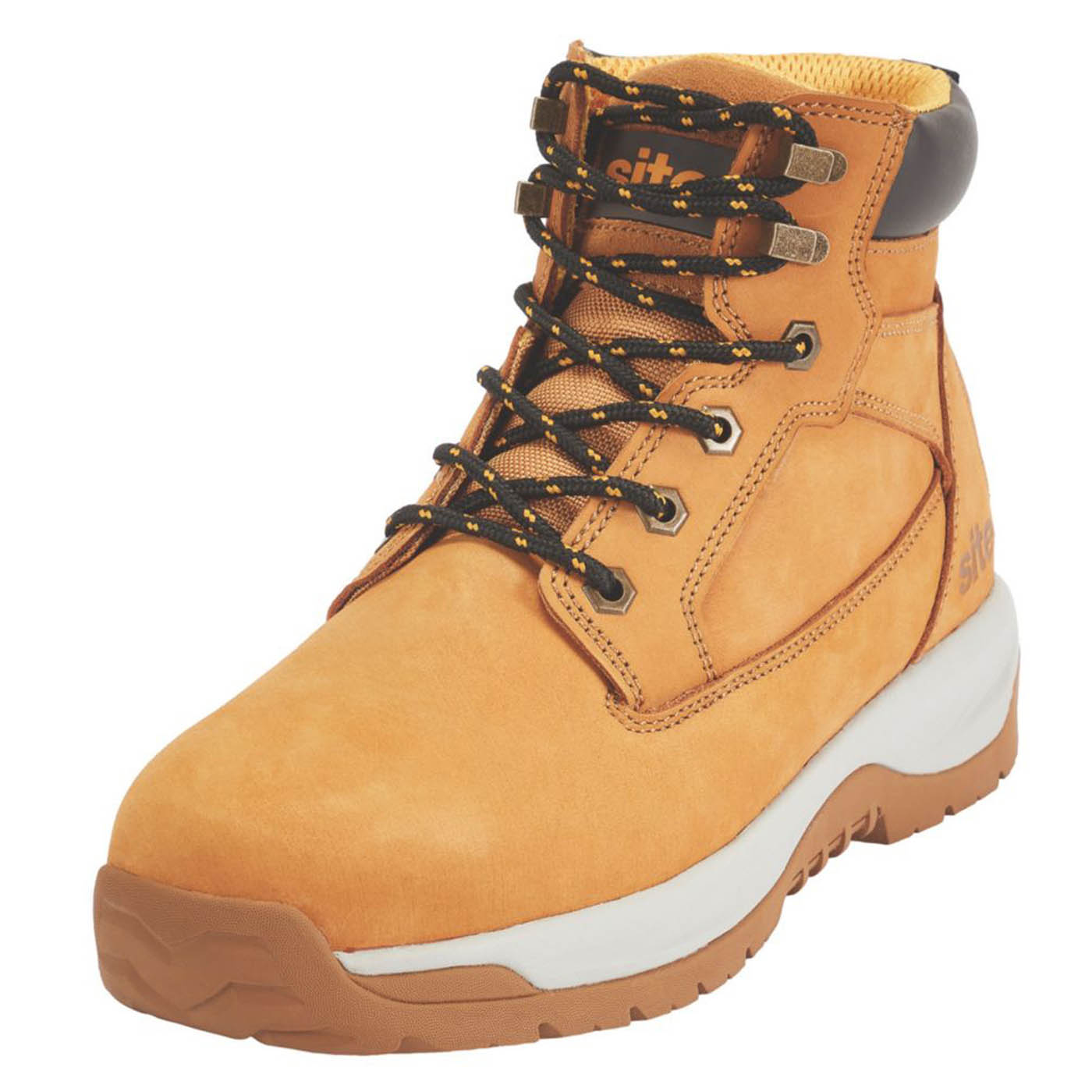 Site Arenite Size 6 Tan Steel Toe Cap Safety Boots - Image 1