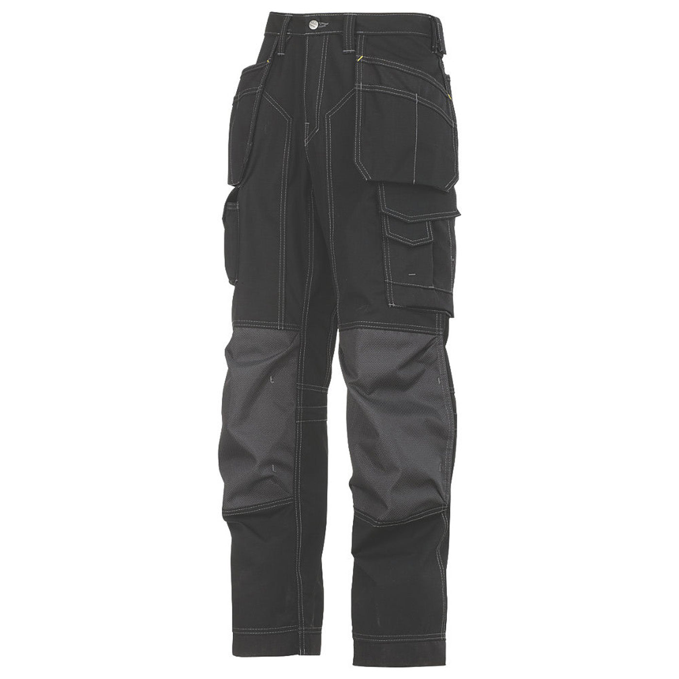 Snickers Work Trousers Mens Twisted Leg Grey Black Multi Pockets 33"W 30"L - Image 2