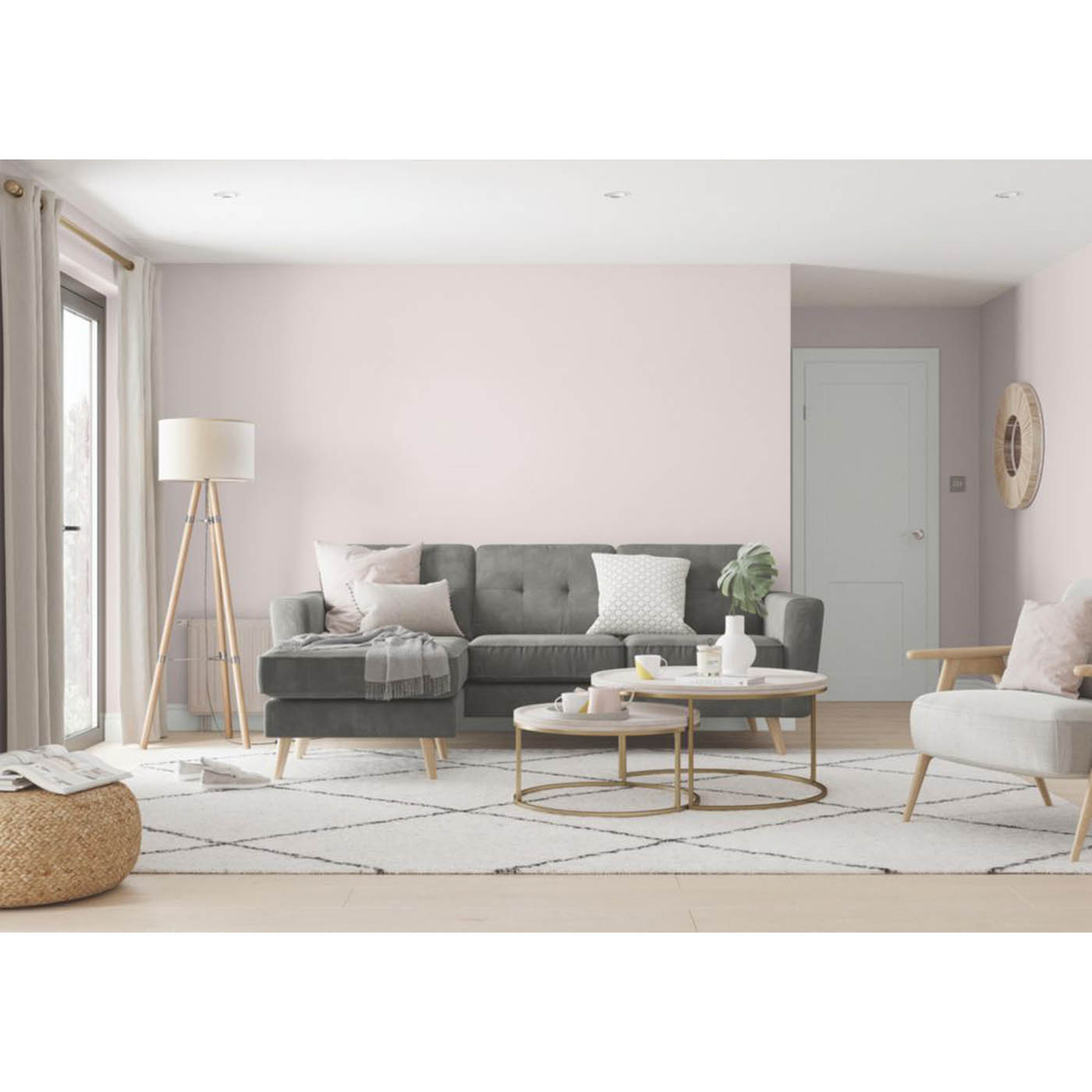 Dulux EasyCare Washable & Tough 2.5Ltr Mellow Mocha Matt Emulsion Paint - Image 4
