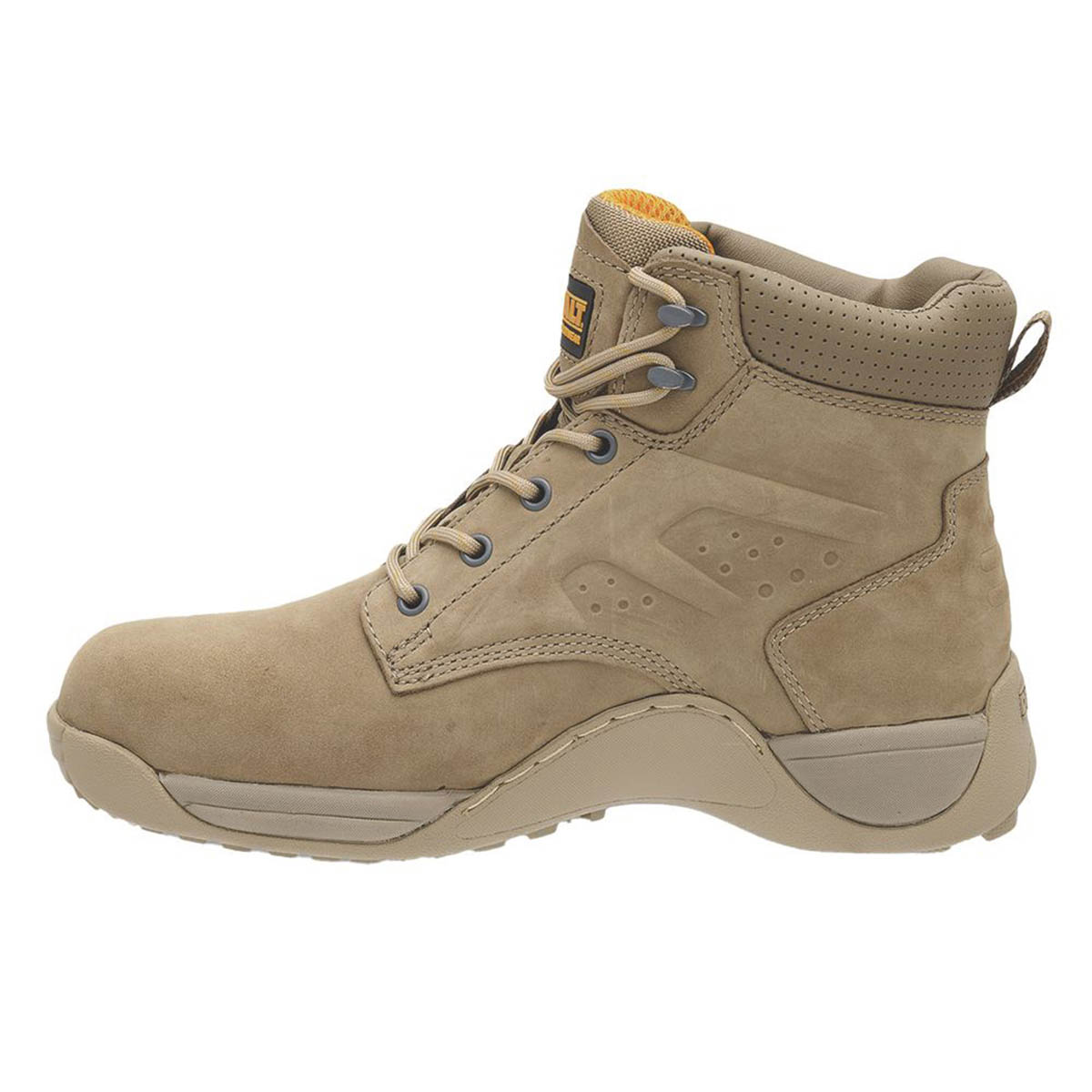 DeWalt Safety Boots Mens Standard Fit Stone Leather Lightweight Steel Toe Size 7 - Image 2