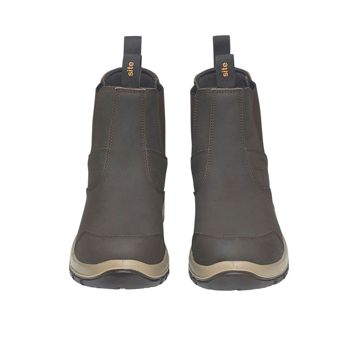 Site Safety Dealer Boots Mens Standard Fit Brown Waterproof Steel Toe Size 9 - Image 5
