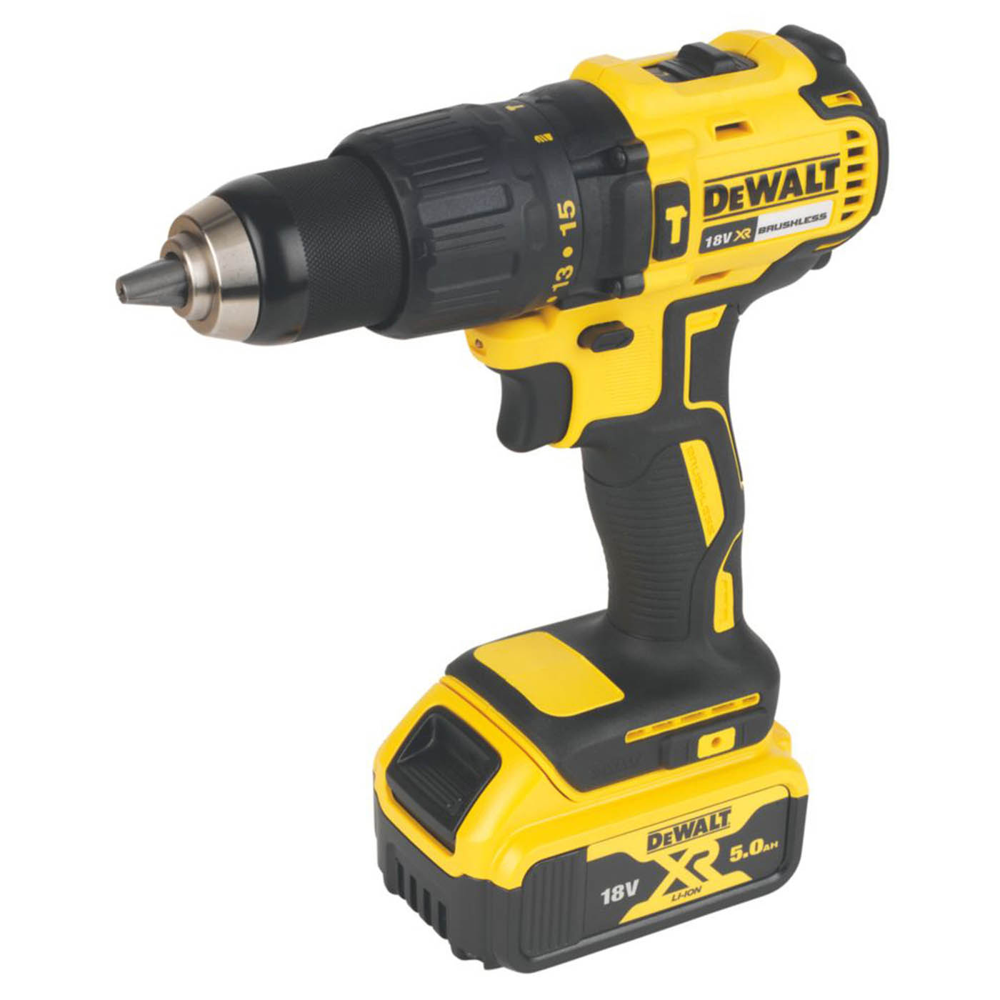 DeWalt 4 Piece Power Tools Kit Cordless 18V 2 x 5Ah Li-Ion DCK407P2T-GB Compact - Image 2