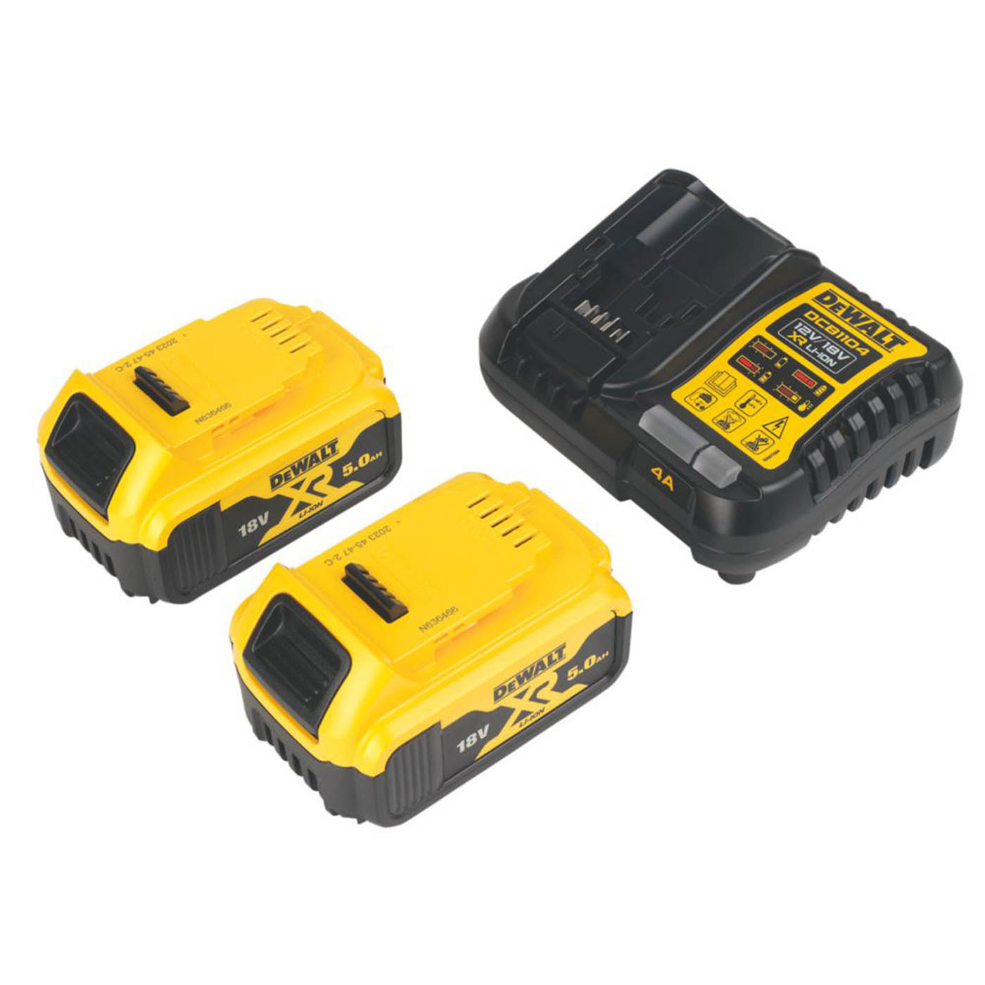 DeWalt 4 Piece Power Tools Kit Cordless 18V 2 x 5Ah Li-Ion DCK407P2T-GB Compact - Image 6