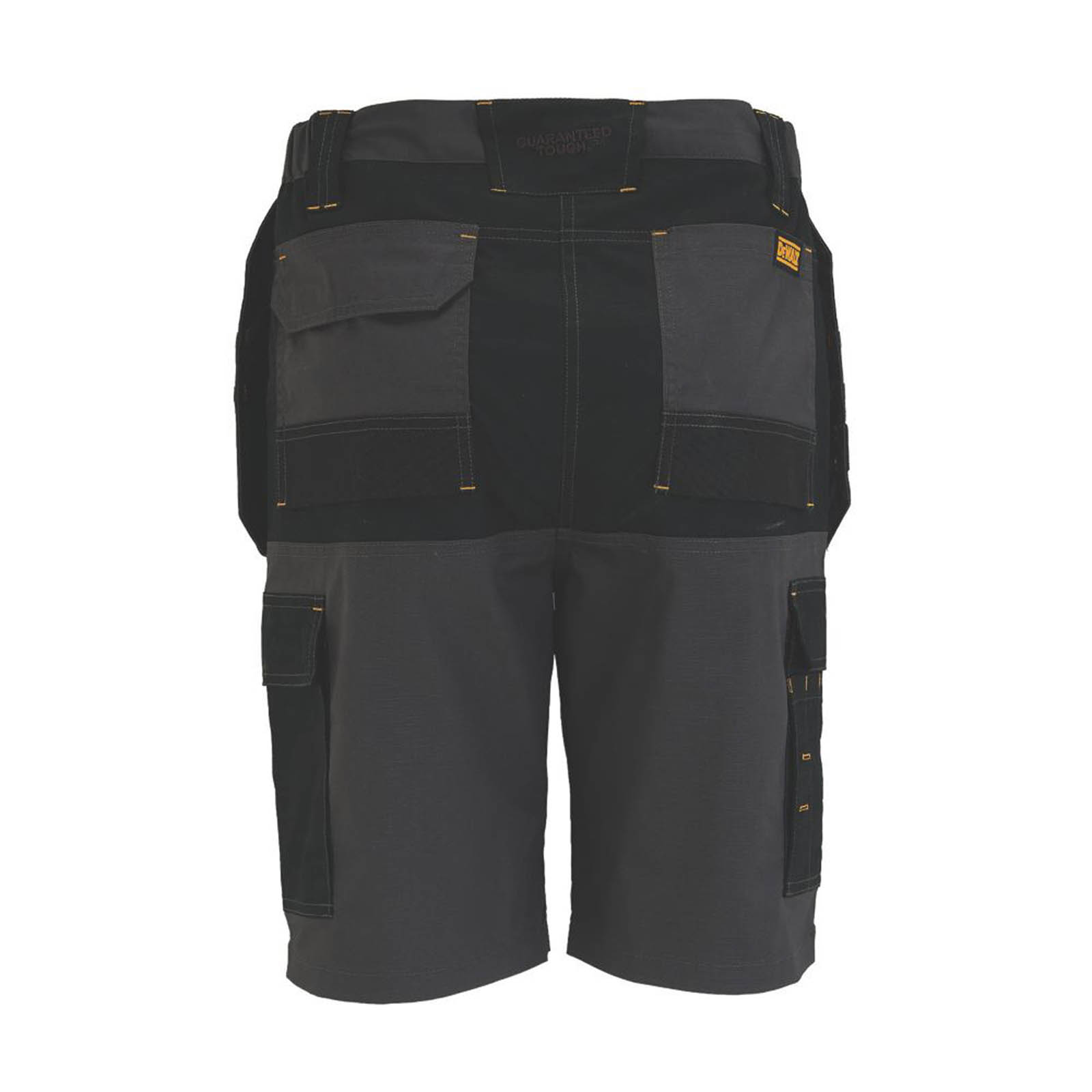 DeWalt Work Short Womens Grey Black Breathable Multi Pockets Stretch Size 14 - Image 2