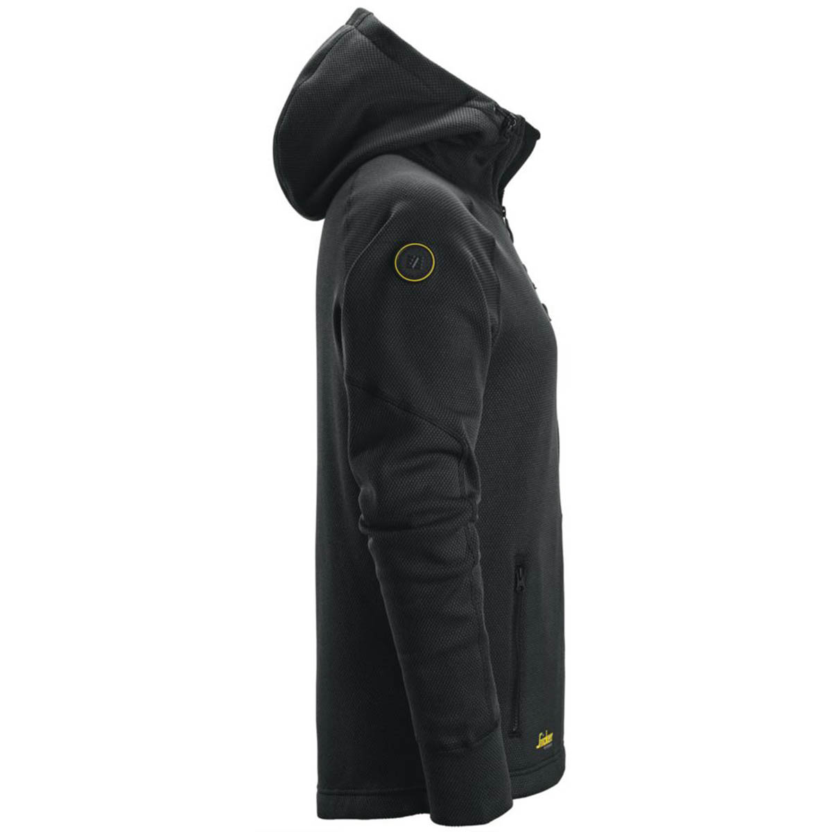 Snickers Work Hoodie Mens Regular Fit Black Breathable X Large 46" Chest - Image 3