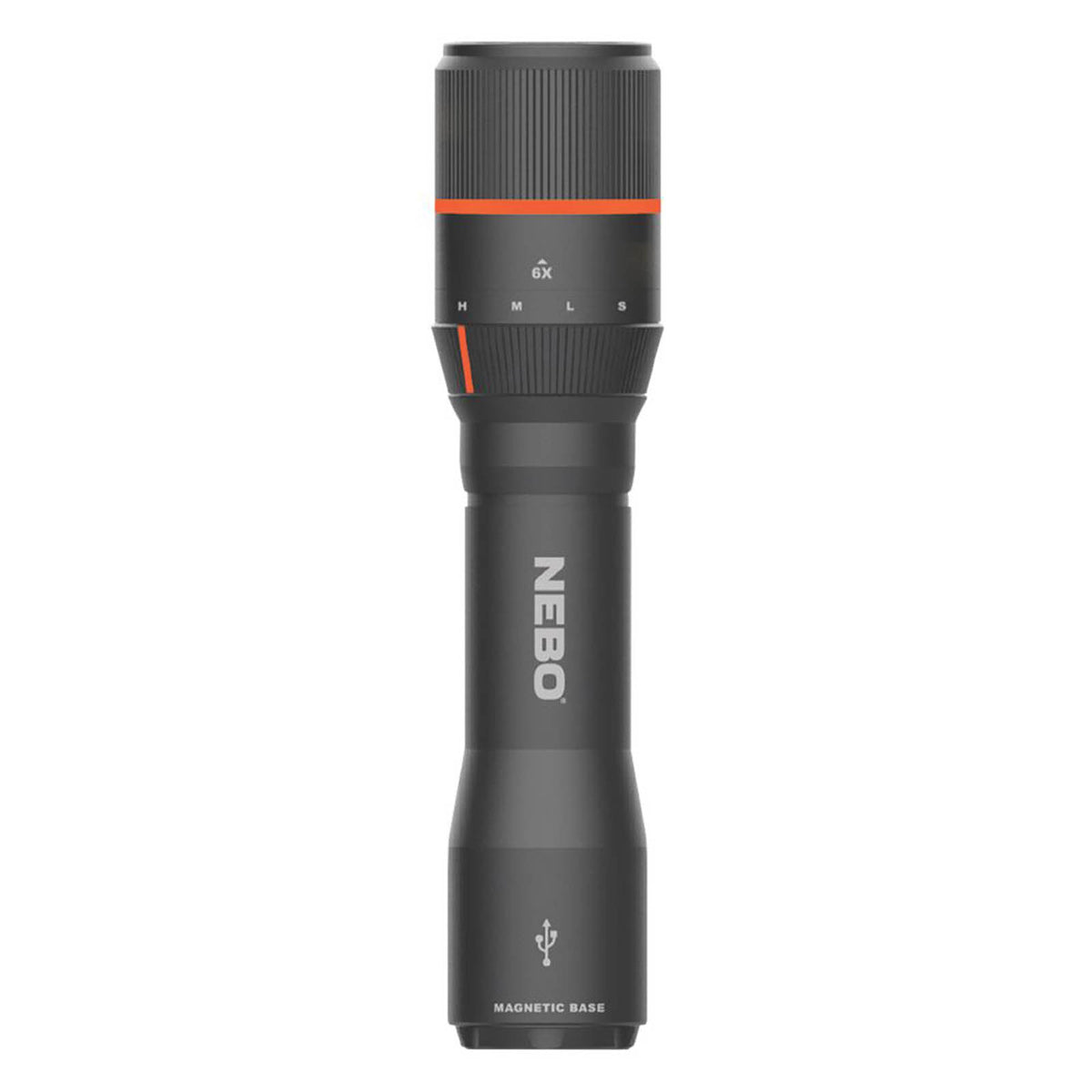 Nebo Davinci 1000 Rechargeable LED Handheld Torch Grey 1000lm - Image 2