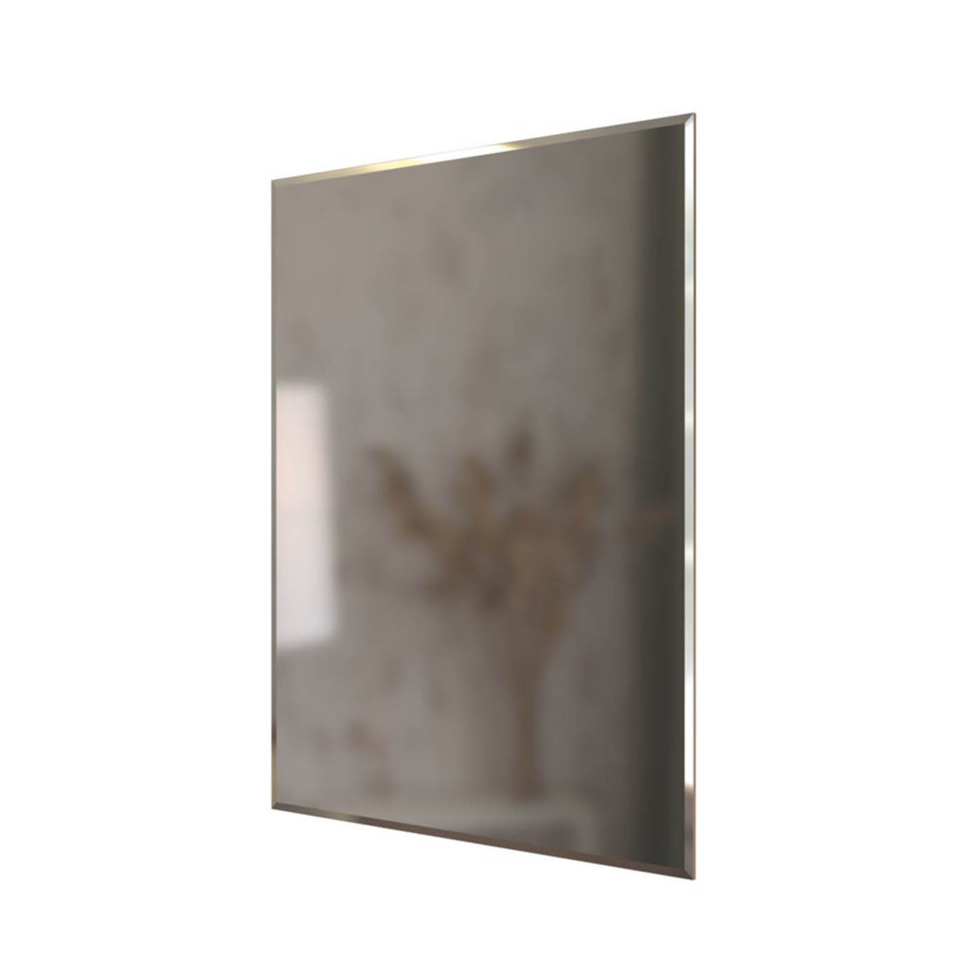 Bathroom Mirror Bevelled Edge Rectangular Wall Mounted 500mm x 10mm x 700mm - Image 1