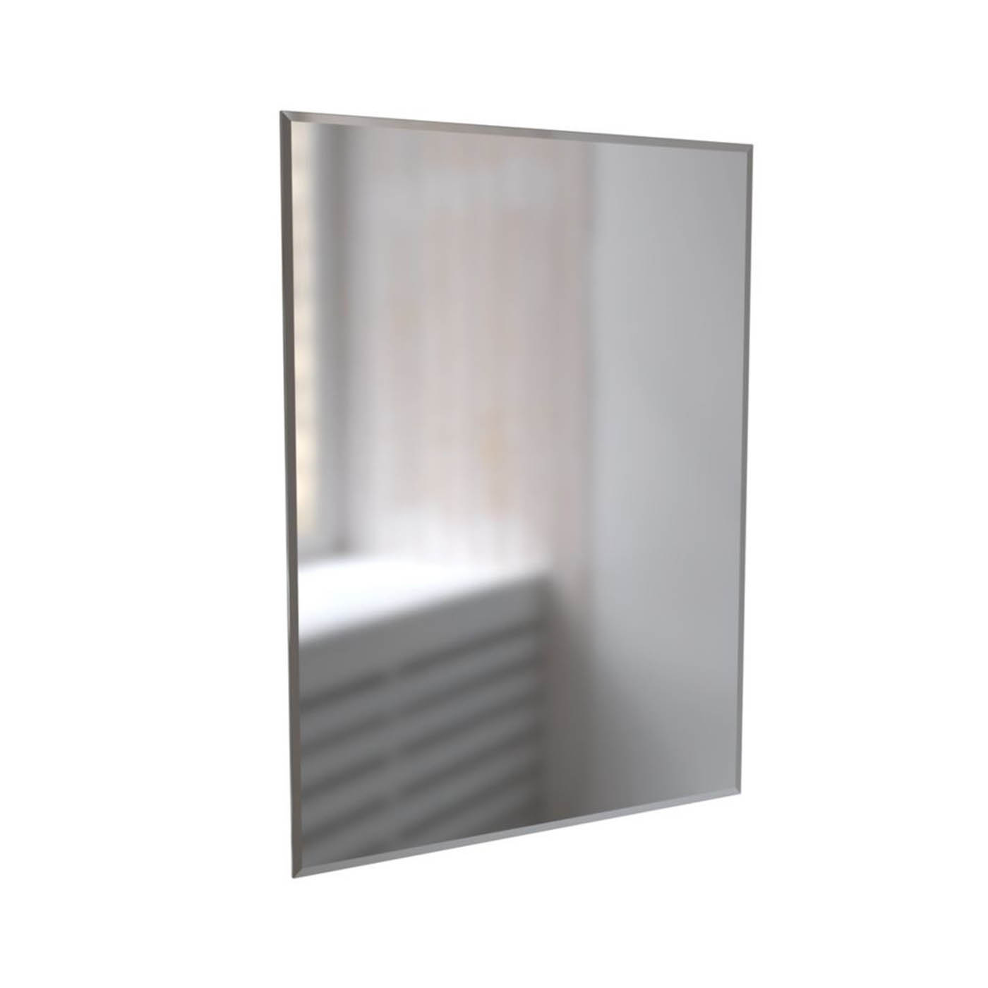 Bathroom Mirror Bevelled Edge Rectangular Wall Mounted 500mm x 10mm x 700mm - Image 3