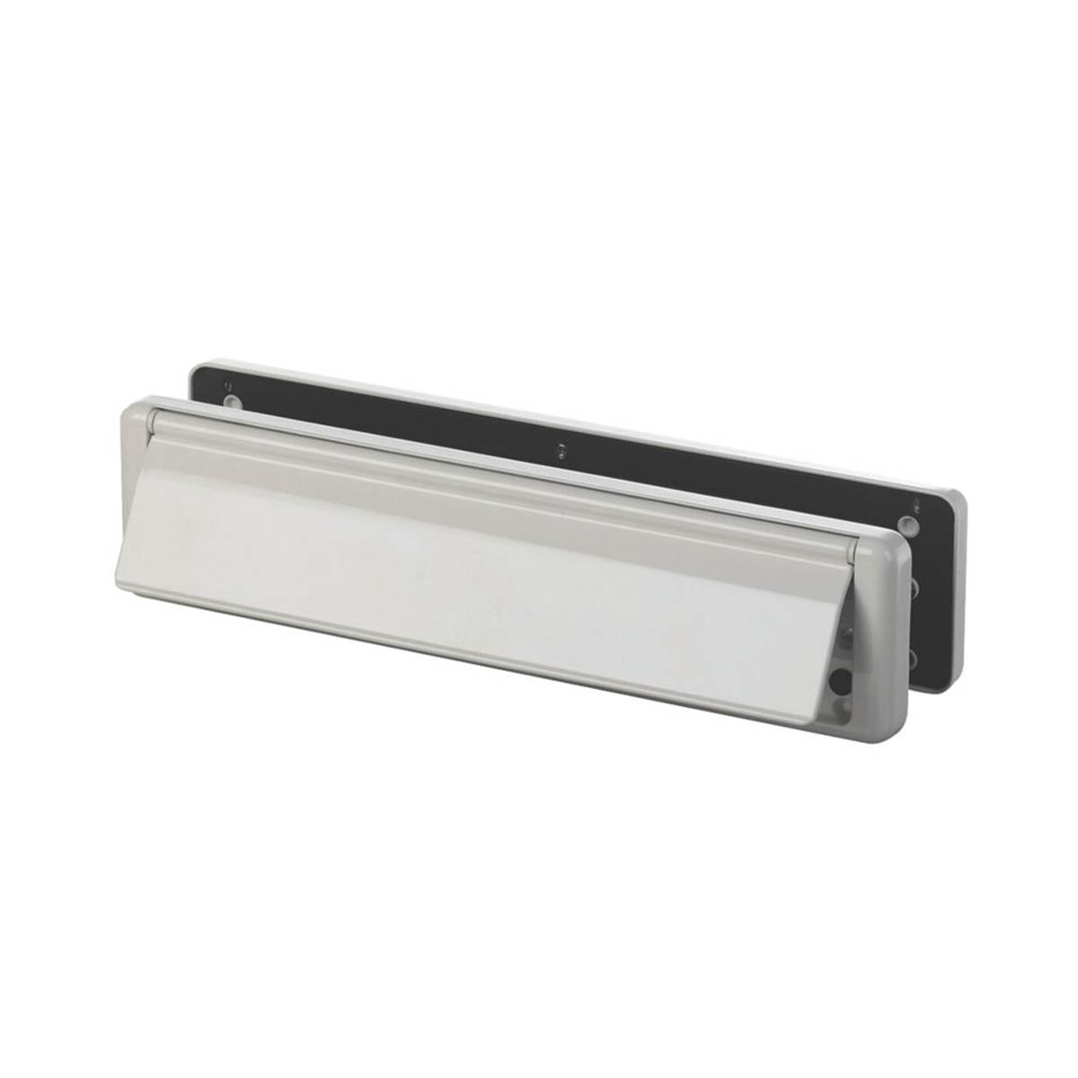 Fab & Fix Letter Plate 40-80 White External Anti Snap Weather Sealed 310 x 68mm - Image 2