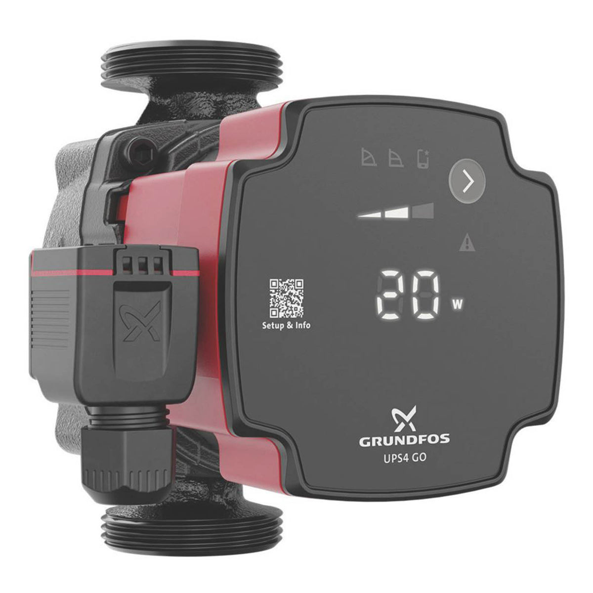 Grundfos Domestic Heating Circulator Pump UPS4 GO 25-65 130 Quiet 220-240V - Image 1